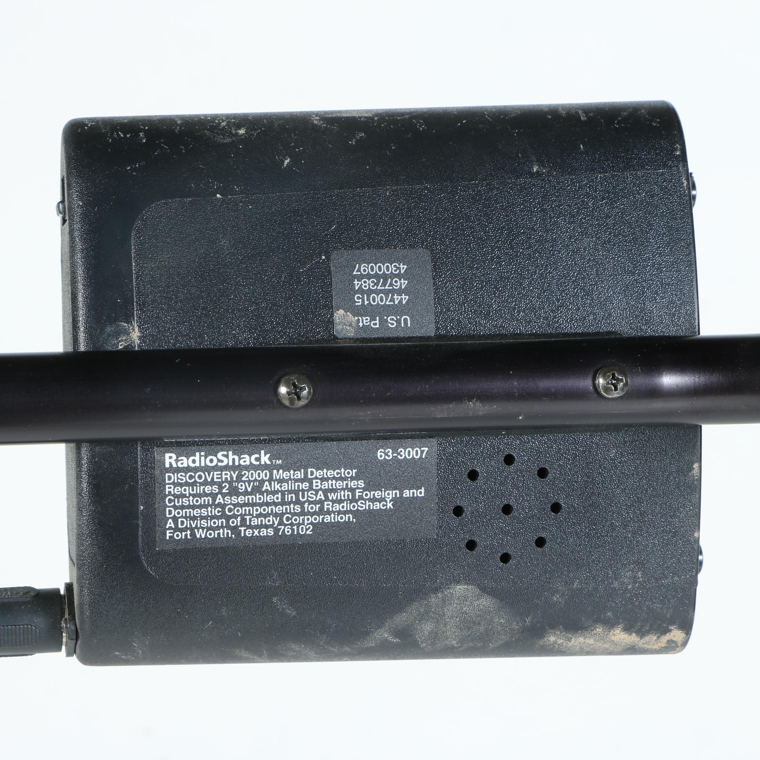 Radio Shack Discovery 2000 Metal Detector EBTH
