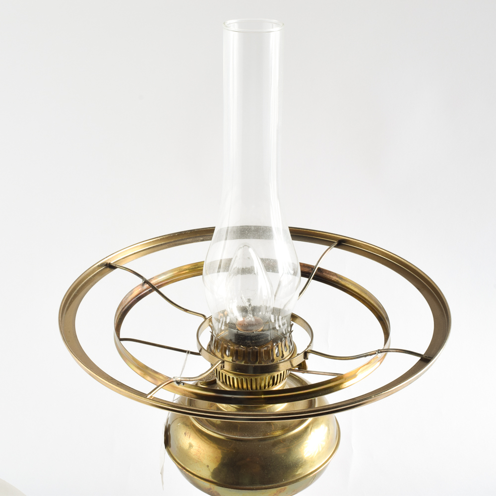 Rayo Converted Brass Oil Lamp EBTH