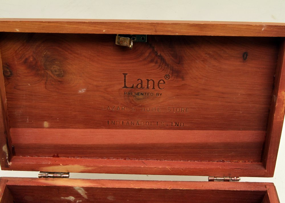 Assortment of Beaded Jewelry and Lane Jewelry Box EBTH