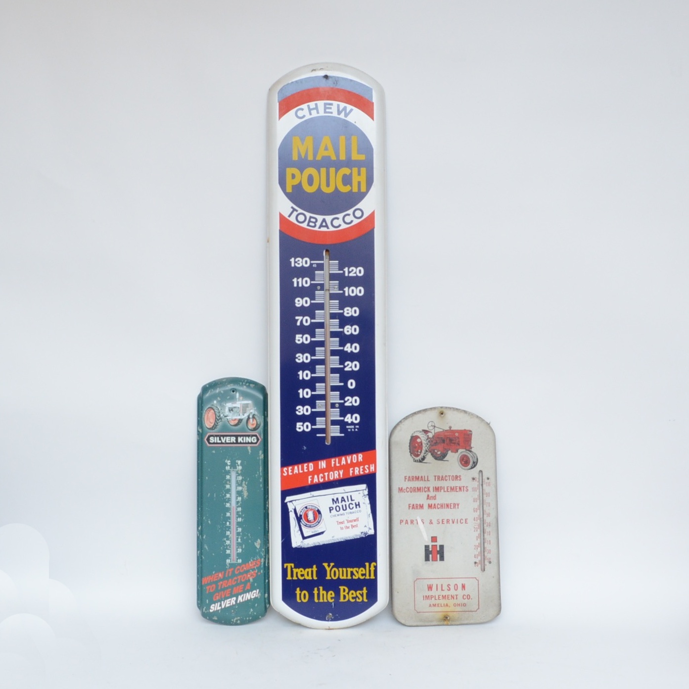 Antique and Reproduction Advertising Metal Wall Thermometers EBTH
