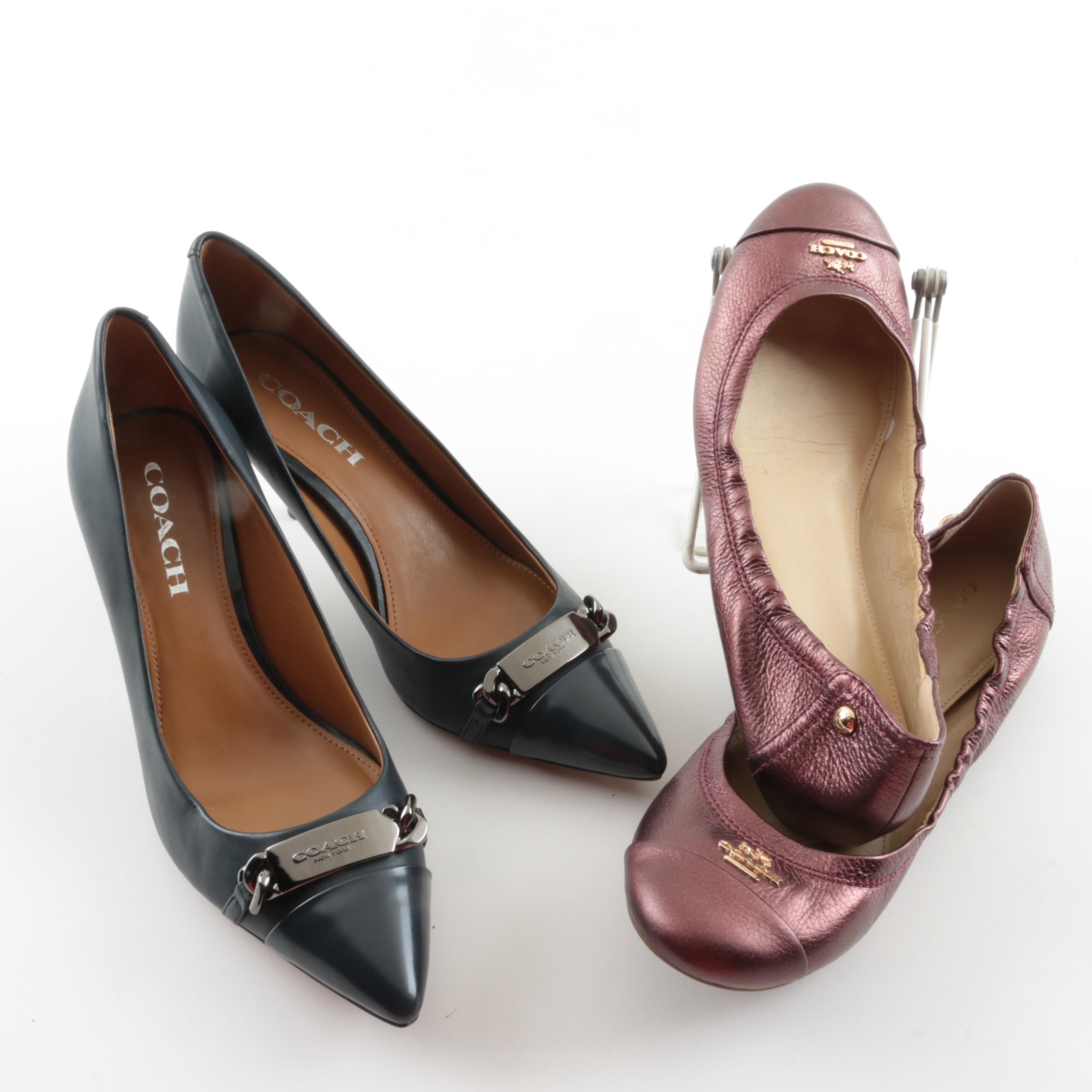 coach bowery pumps