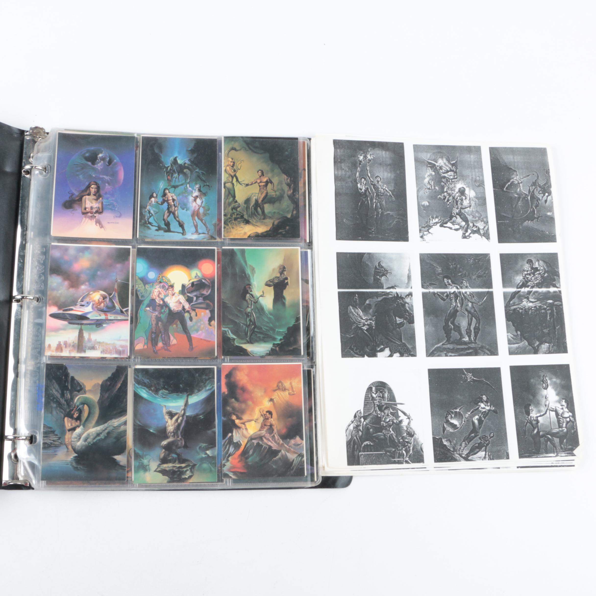 Collection of Boris Vallejo Fantasy Calendar Cards EBTH