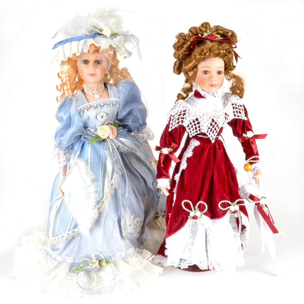 collections etc porcelain dolls