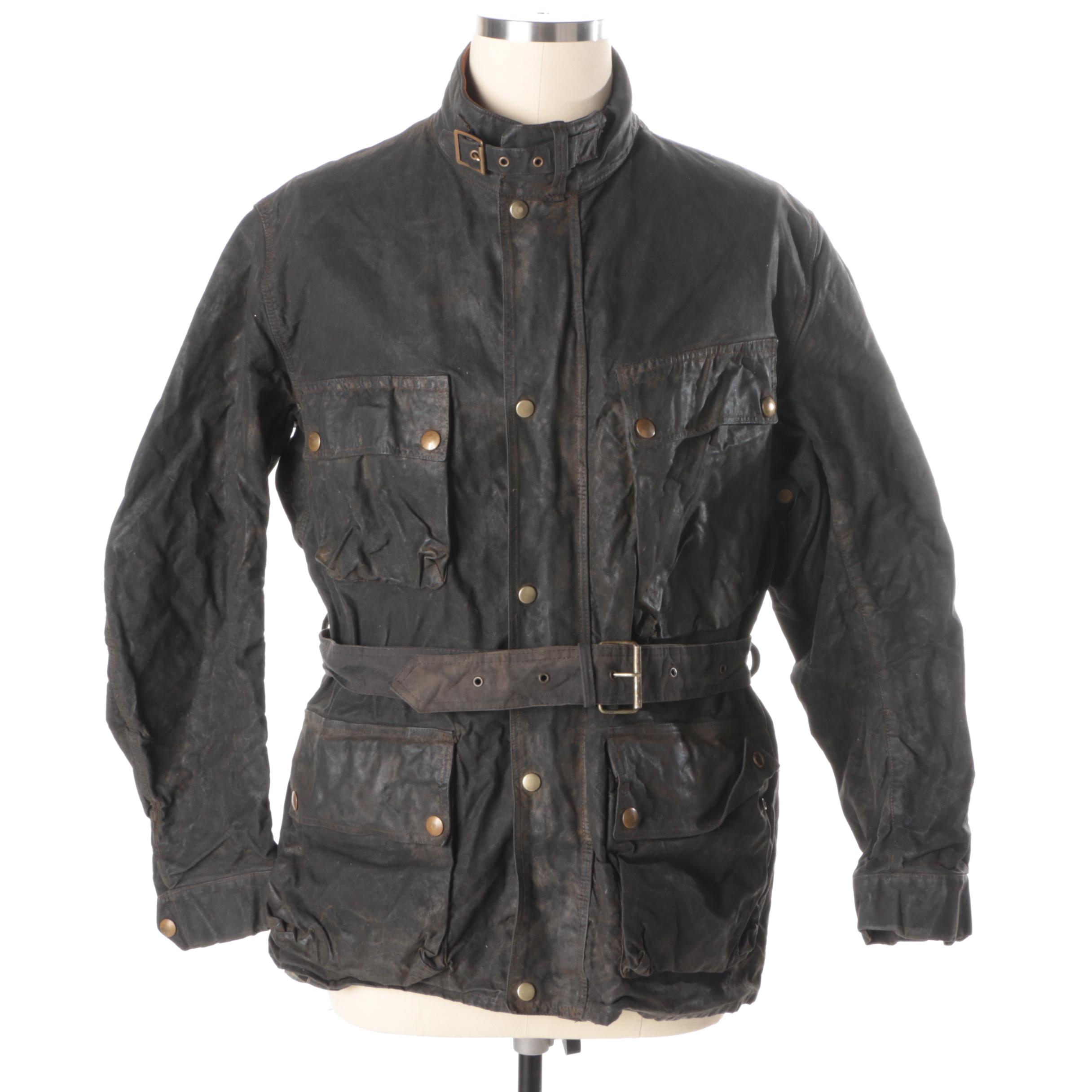 Men's Vintage Belstaff Trialmaster Waxed Cotton Jacket | EBTH