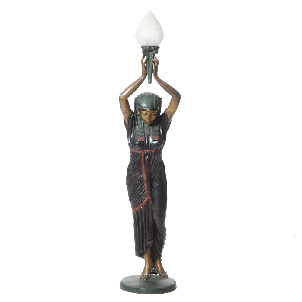 egyptian floor lamp