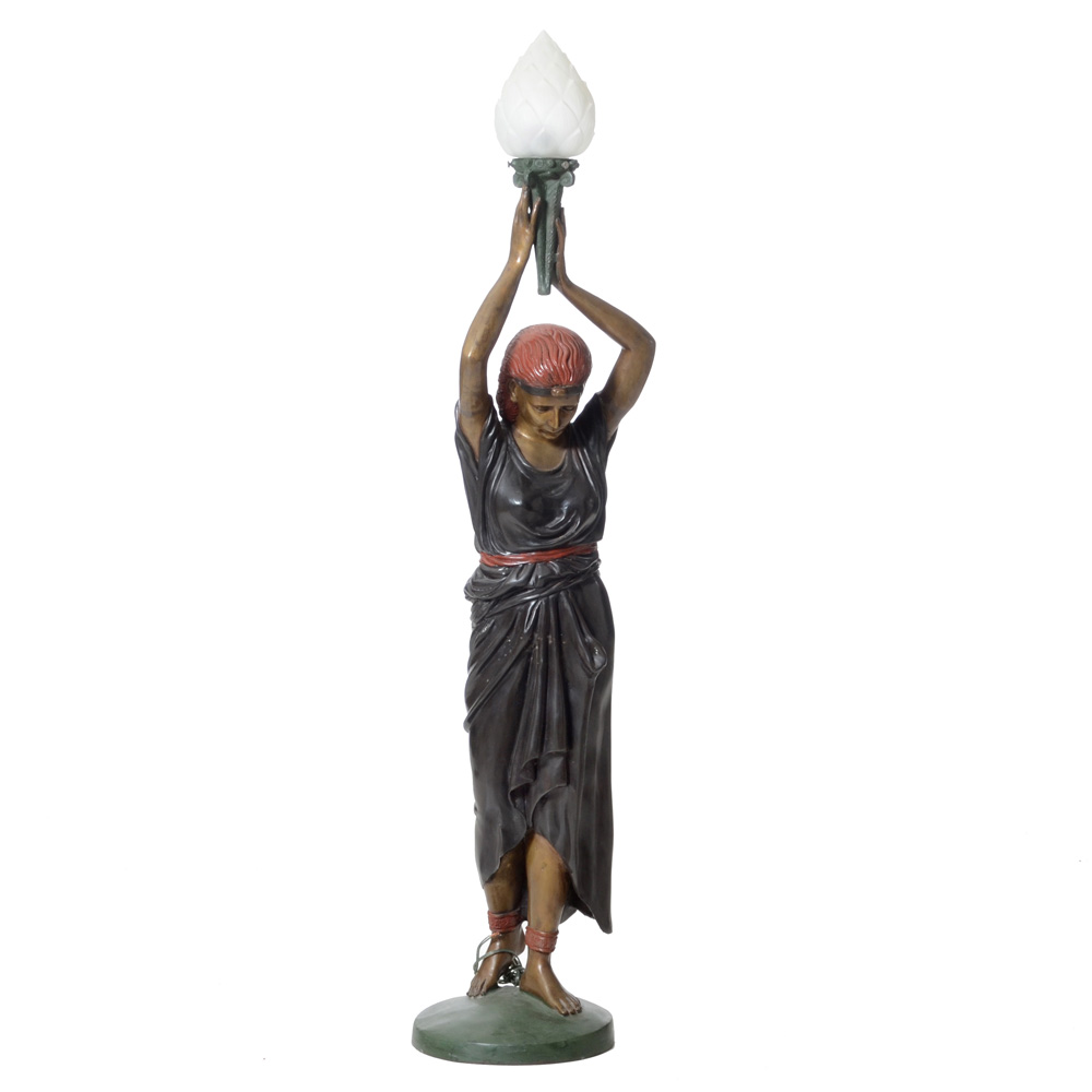 egyptian floor lamp