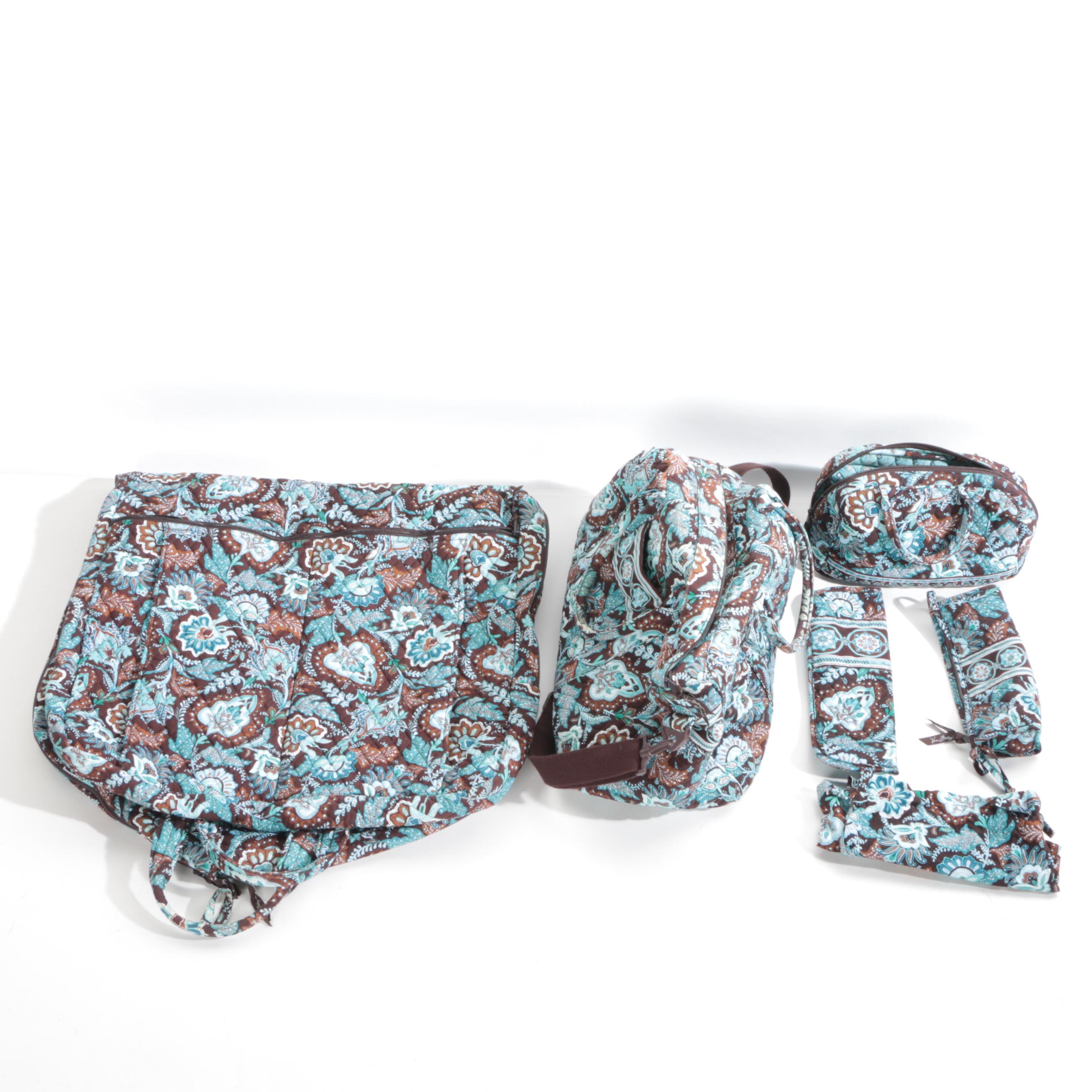 Vera Bradley Java Blue Luggage Set Ebth