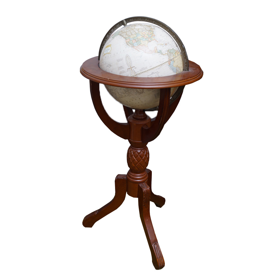 George Cram Floor Globe With Stand Ebth