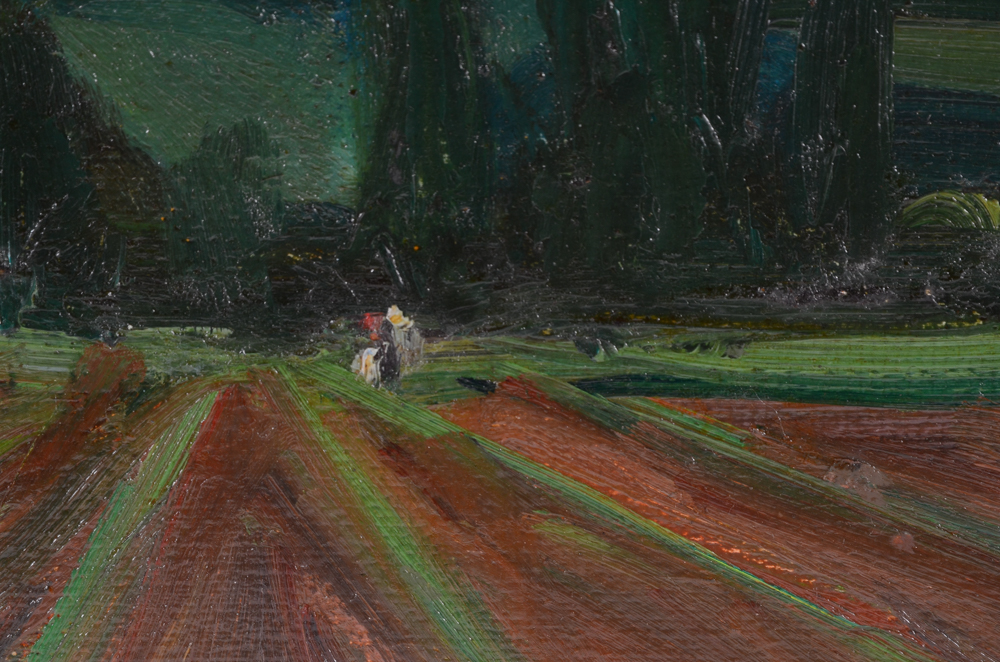 John Weiss Oil Painting on Board "Anticipation" EBTH