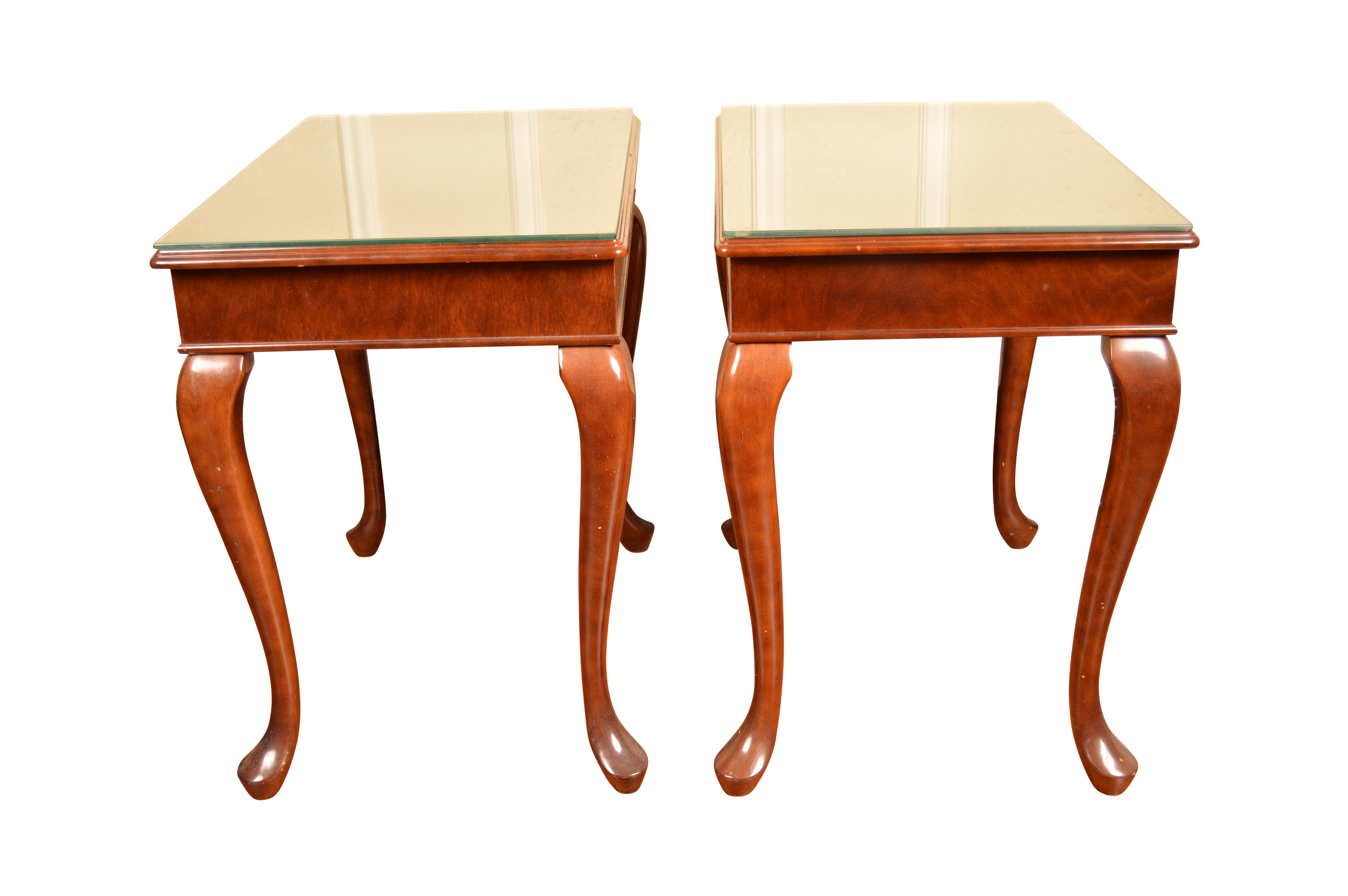 Queen Anne Style End Tables by The Bombay Company EBTH