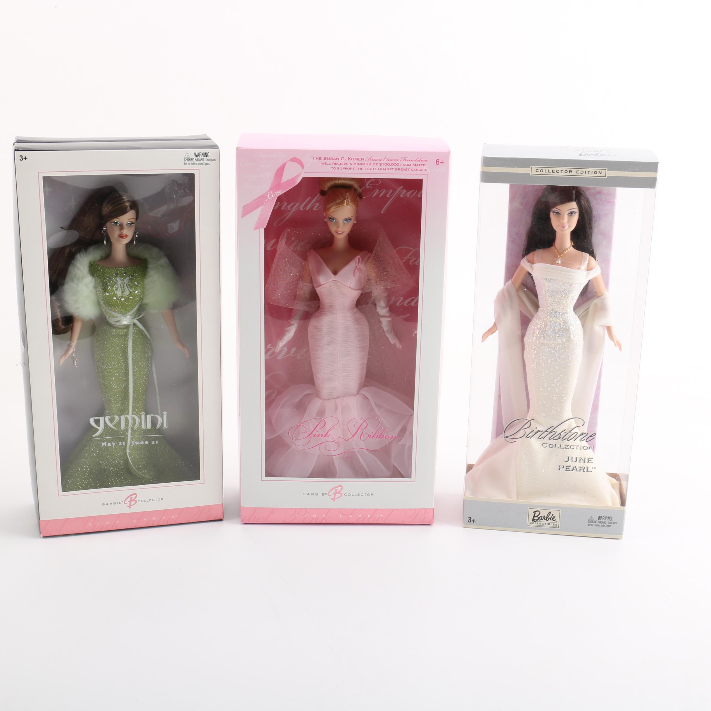 pink ribbon barbie doll value