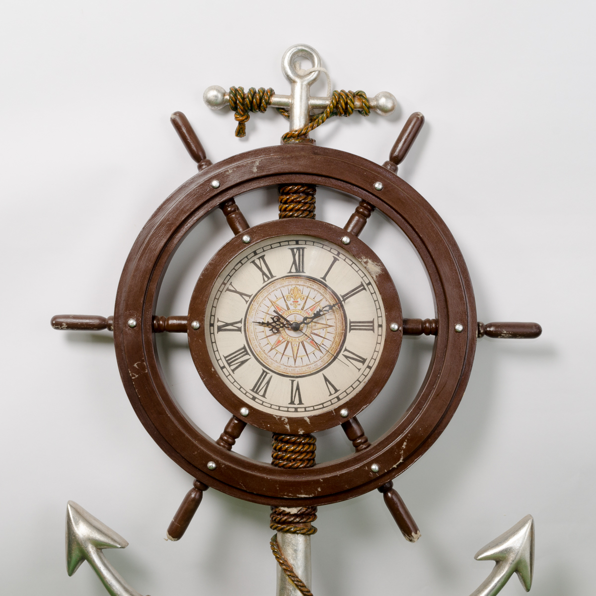 NauticalThemed Wall Clock and Anchor EBTH