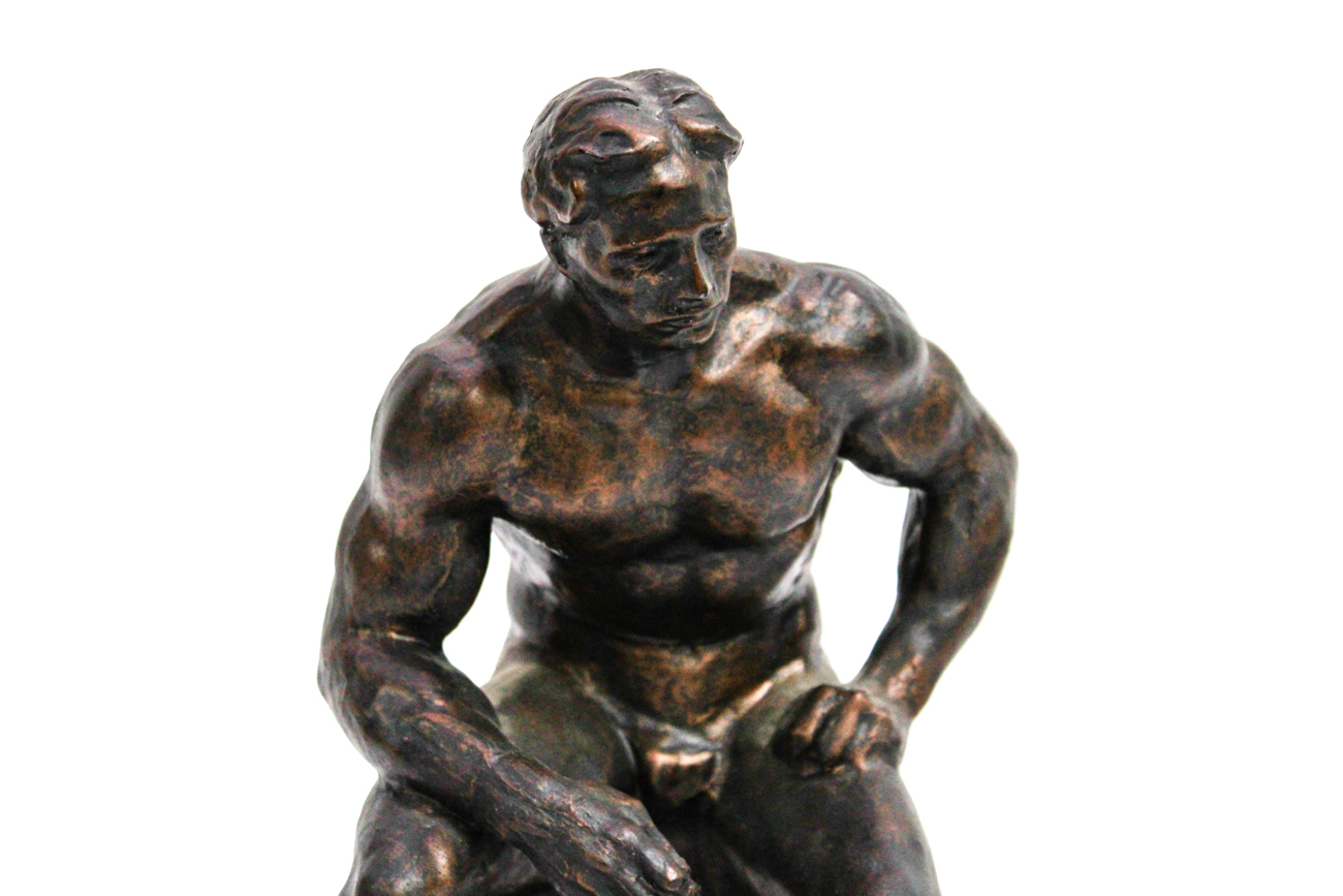 Thinking Man Sculpture | EBTH