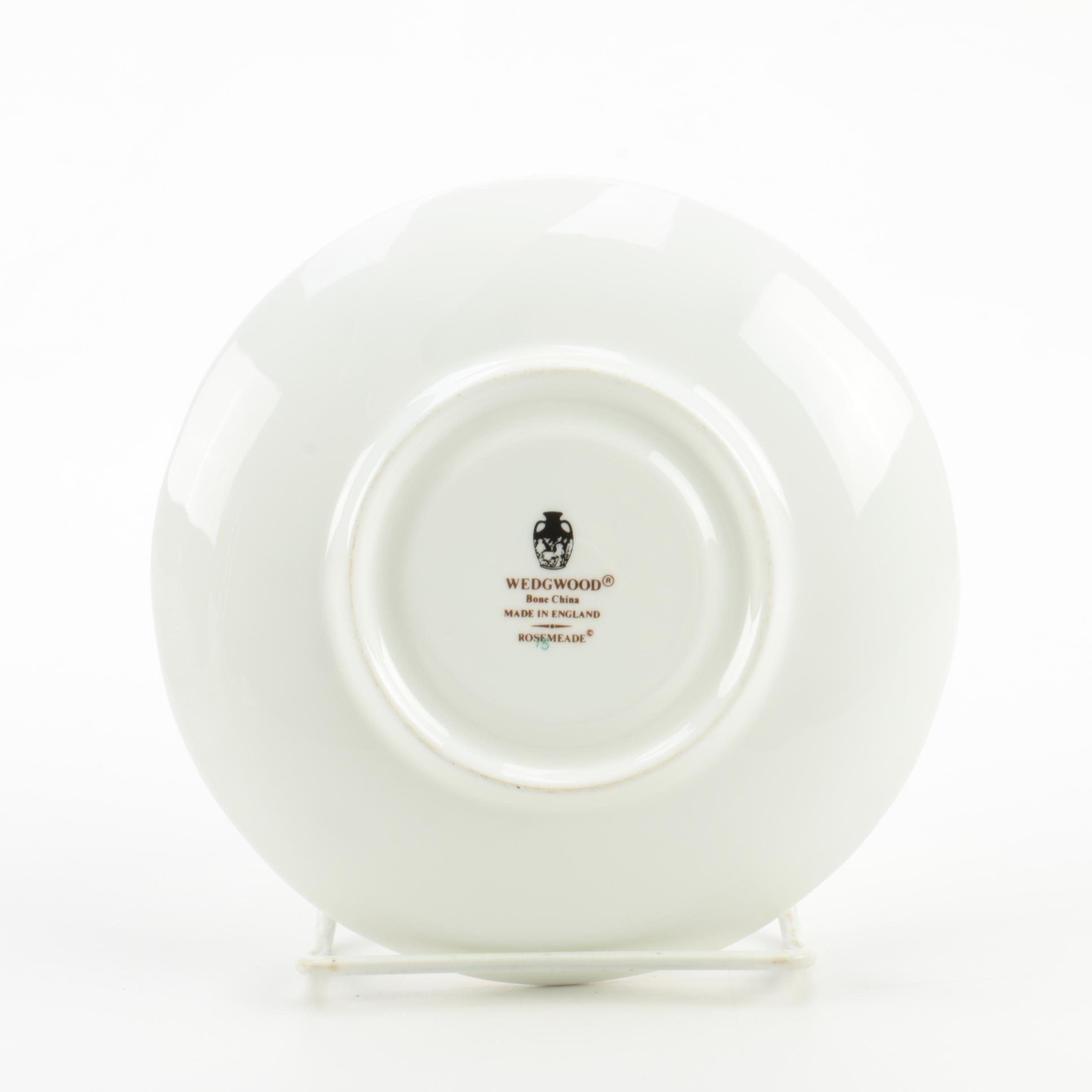 Wedgwood "Rosemeade" Bone China Plates EBTH