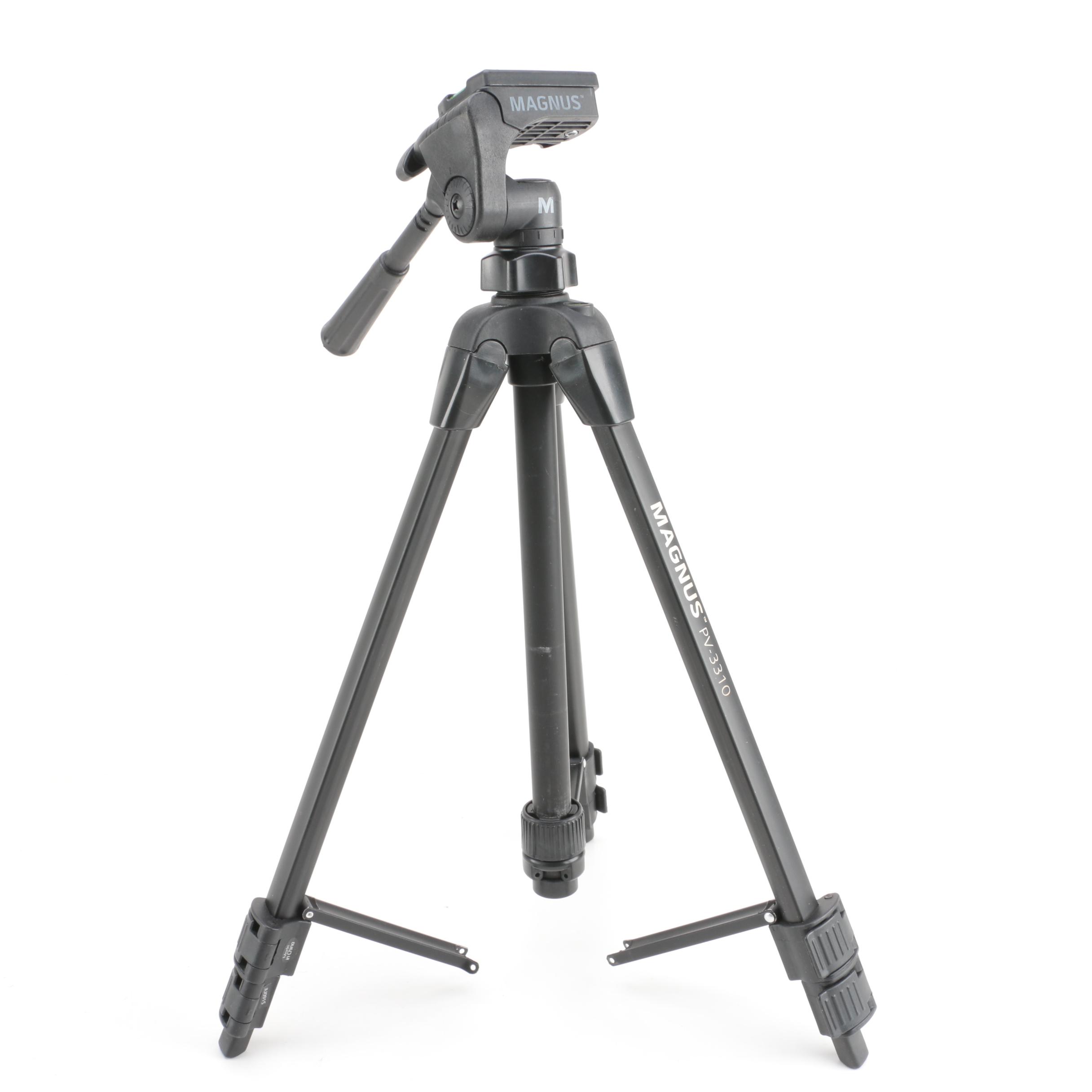 Magnus Tripod, Sony HandyCam Batteries and Aputure LED Light EBTH