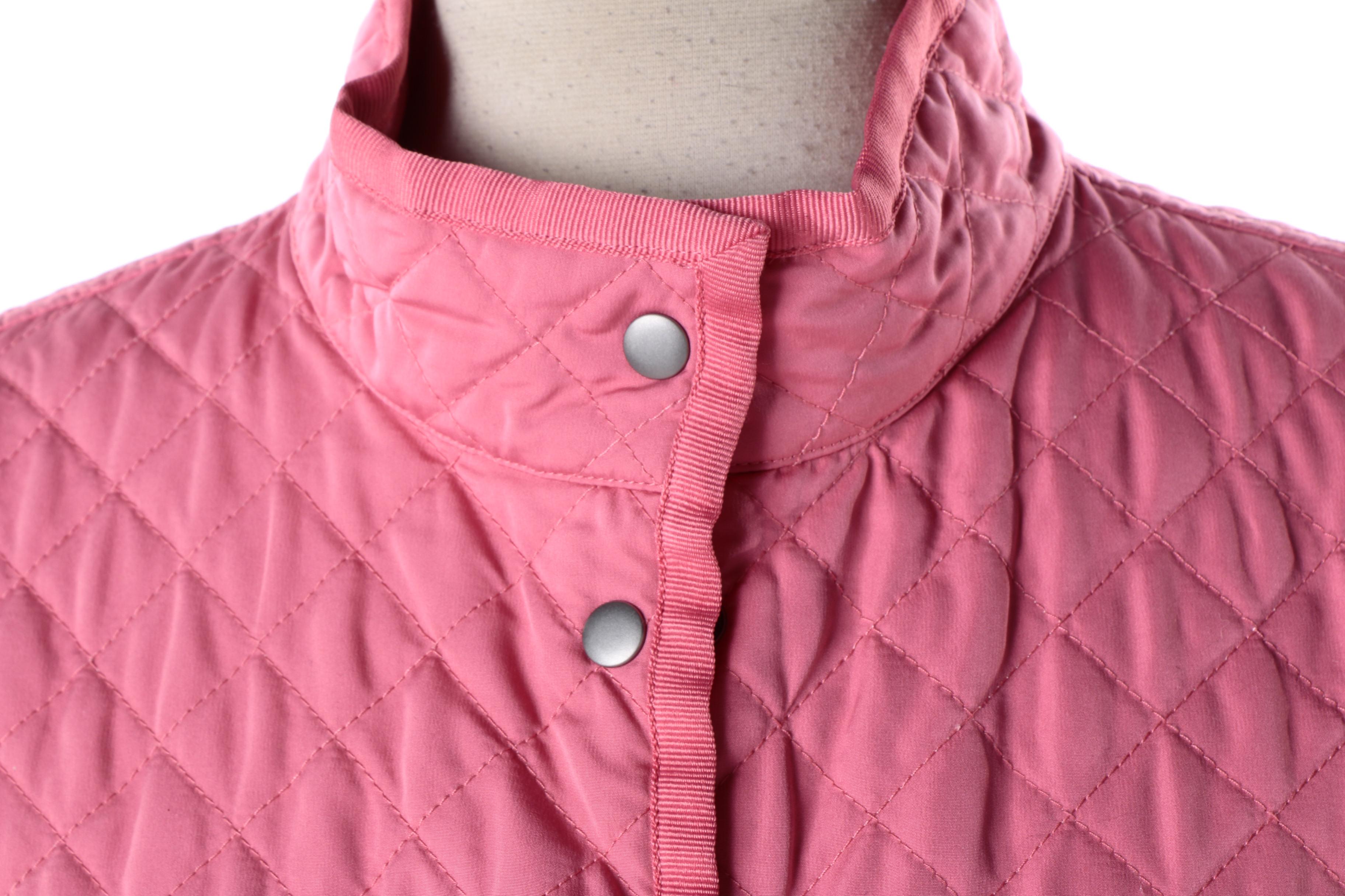 Women's Pink Quilted Jacket EBTH