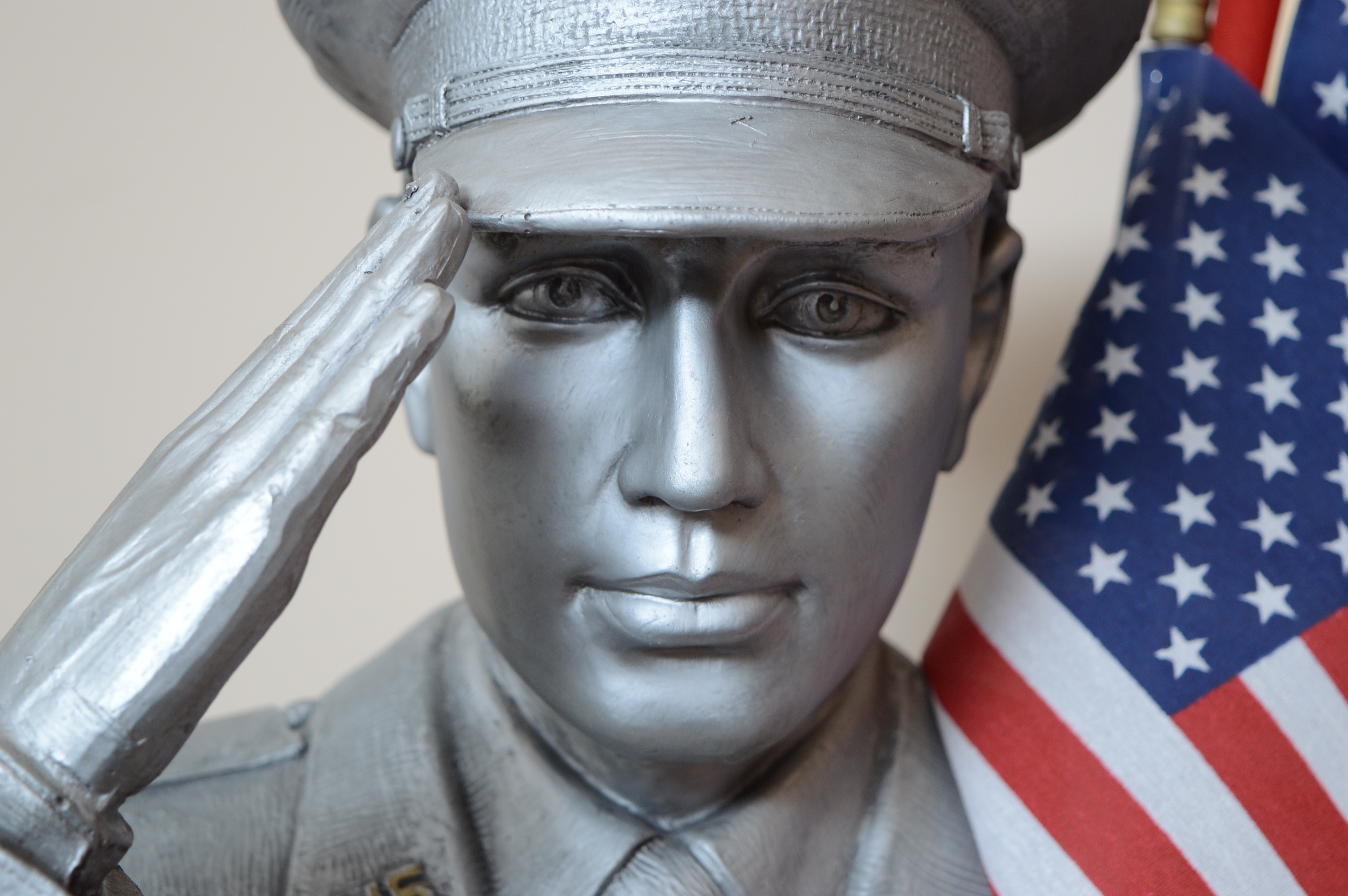 United States Navy Statue Flag Holder EBTH