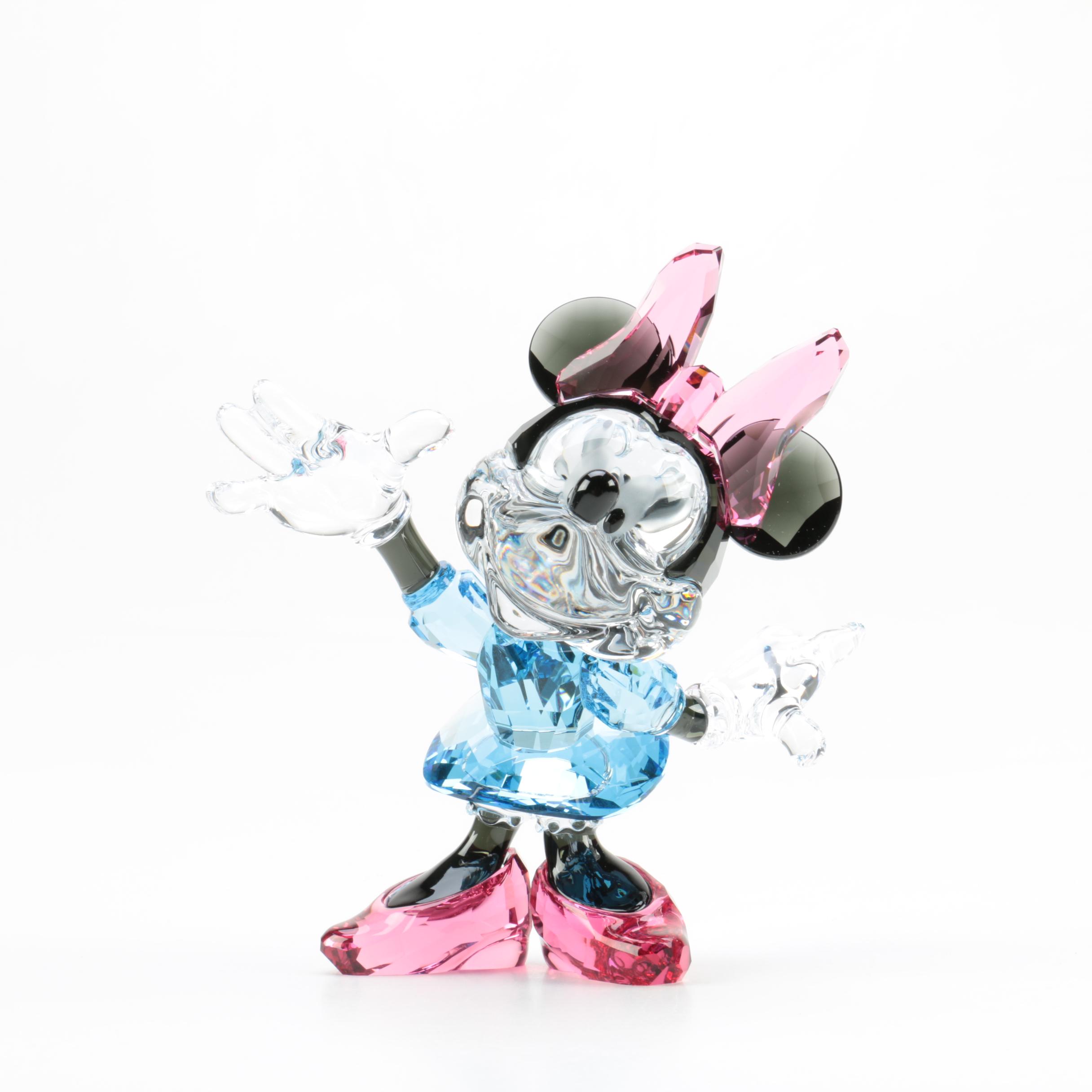 Swarovski Crystal Disney Minnie Mouse Figurine EBTH