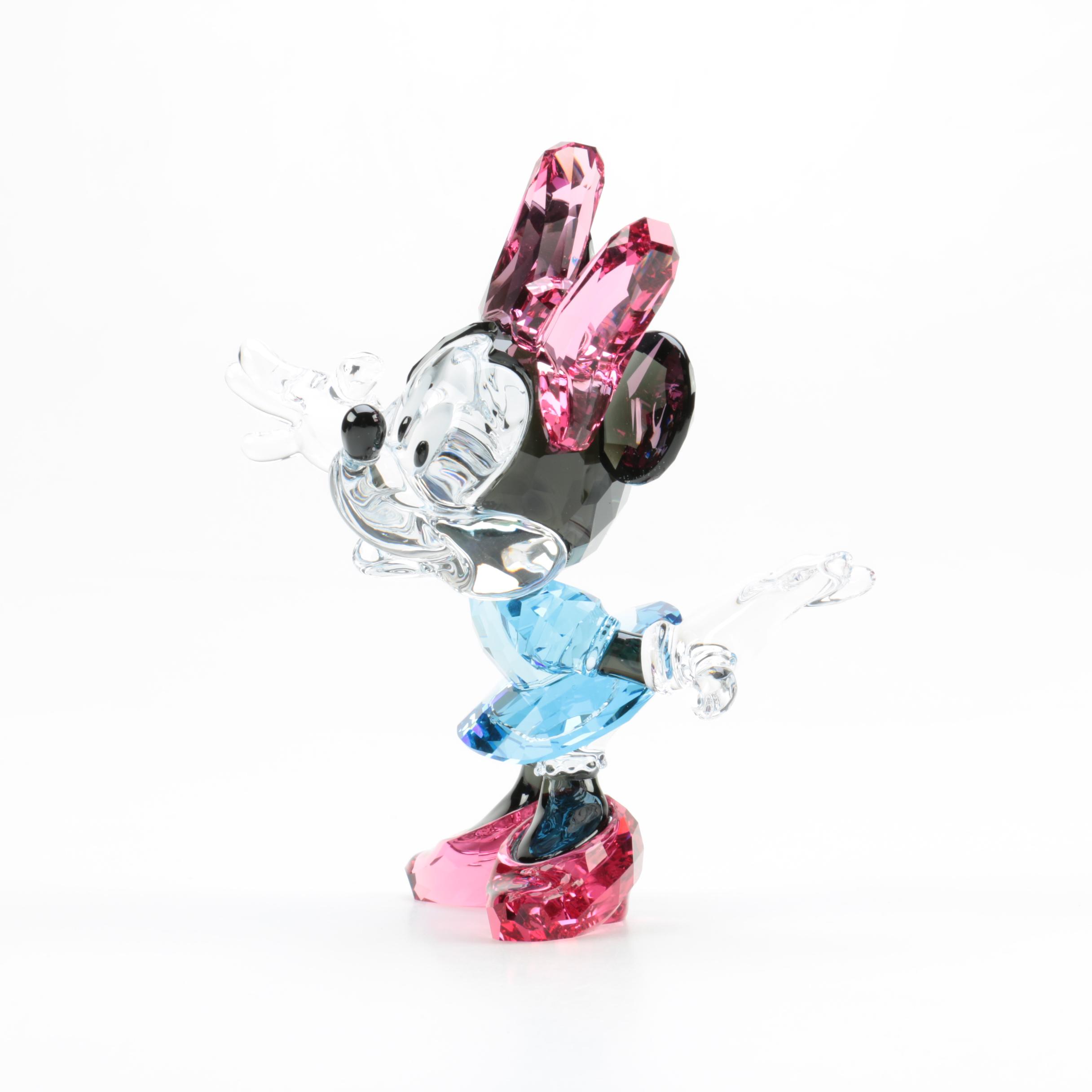 Swarovski Crystal Disney Minnie Mouse Figurine EBTH