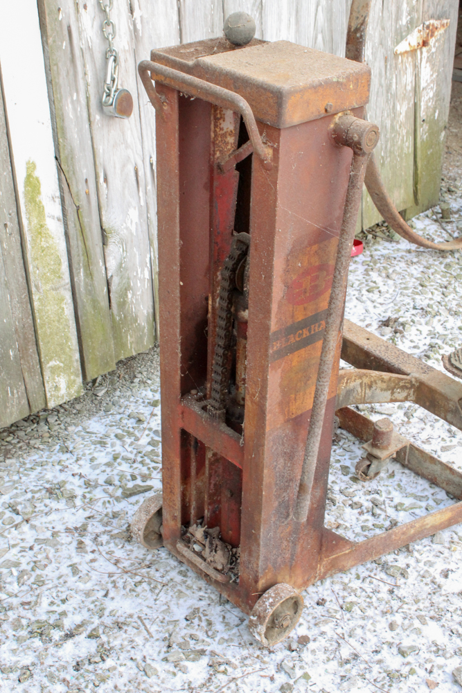 Vintage Hydraulic Bumper Jack by Blackhawk Mfg Co. EBTH