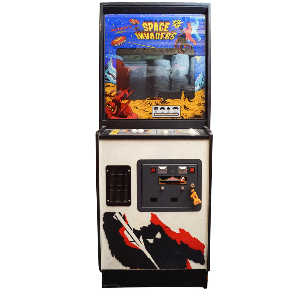 vintage space invaders game