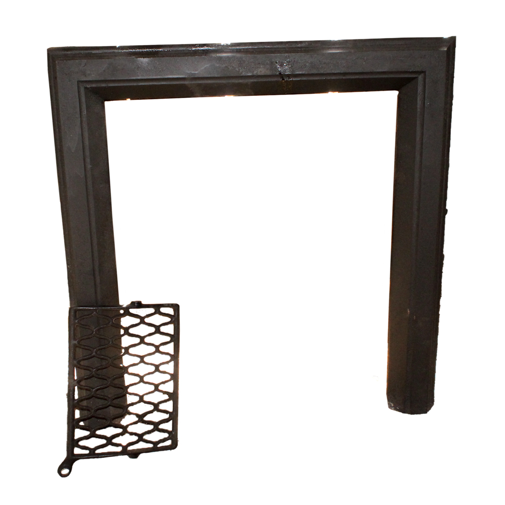 Vintage Cast Iron Fireplace Surround And Sewing Machine Treadle Ebth