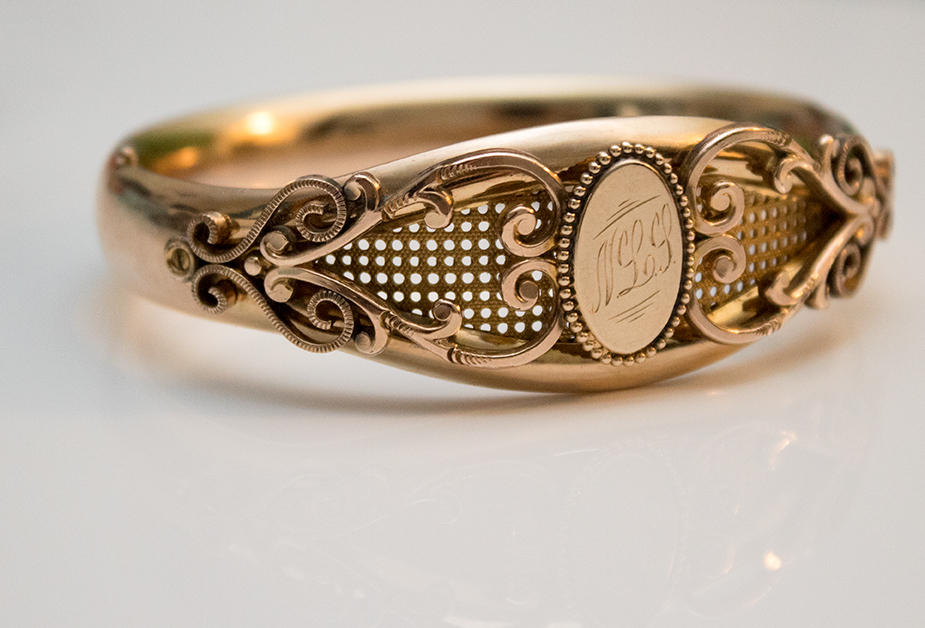 Victorian Bates And Bacon Bangle Bracelet | EBTH