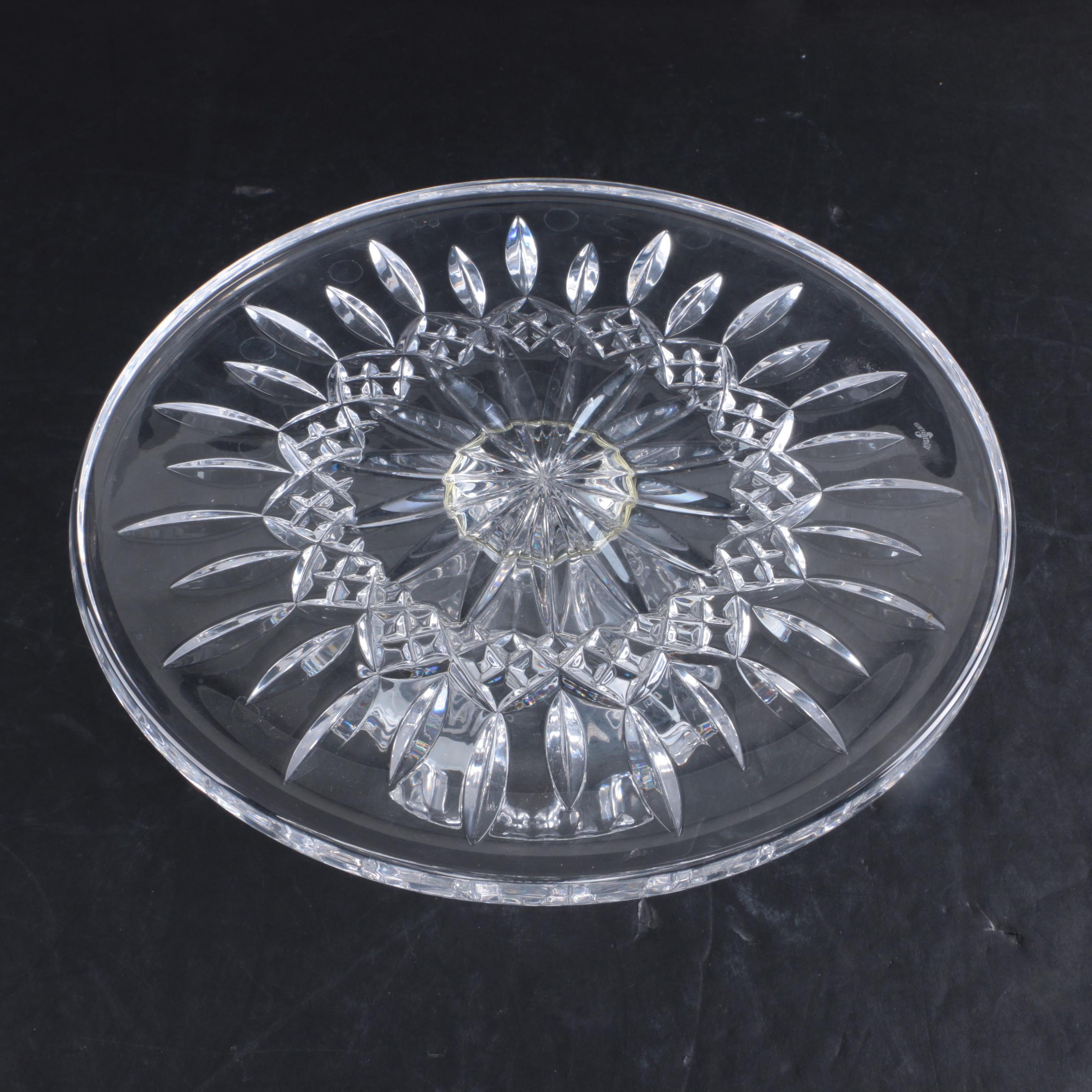Waterford Crystal "Lismore" Cake Stand EBTH