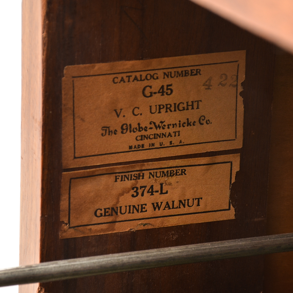 Walnut Globe Wernicke Filing EBTH