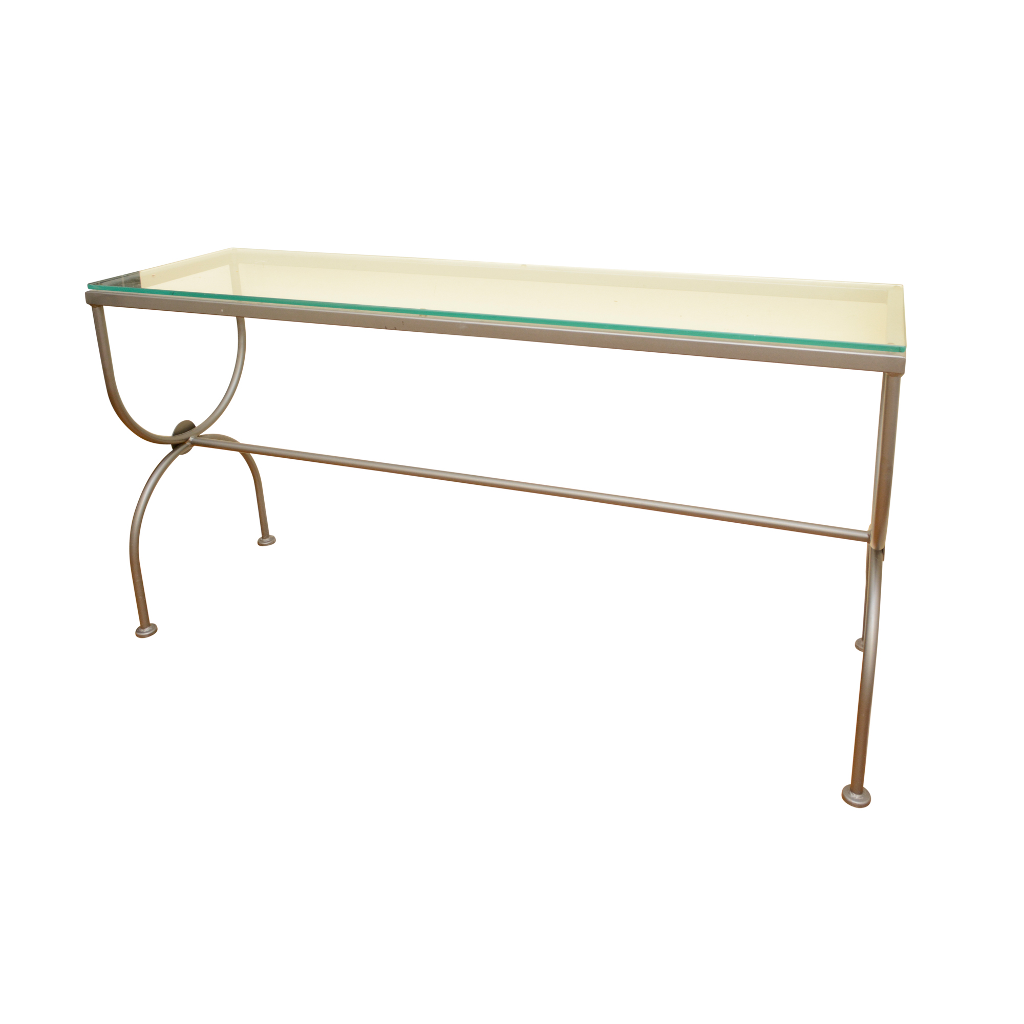 Glass Top Console Table EBTH