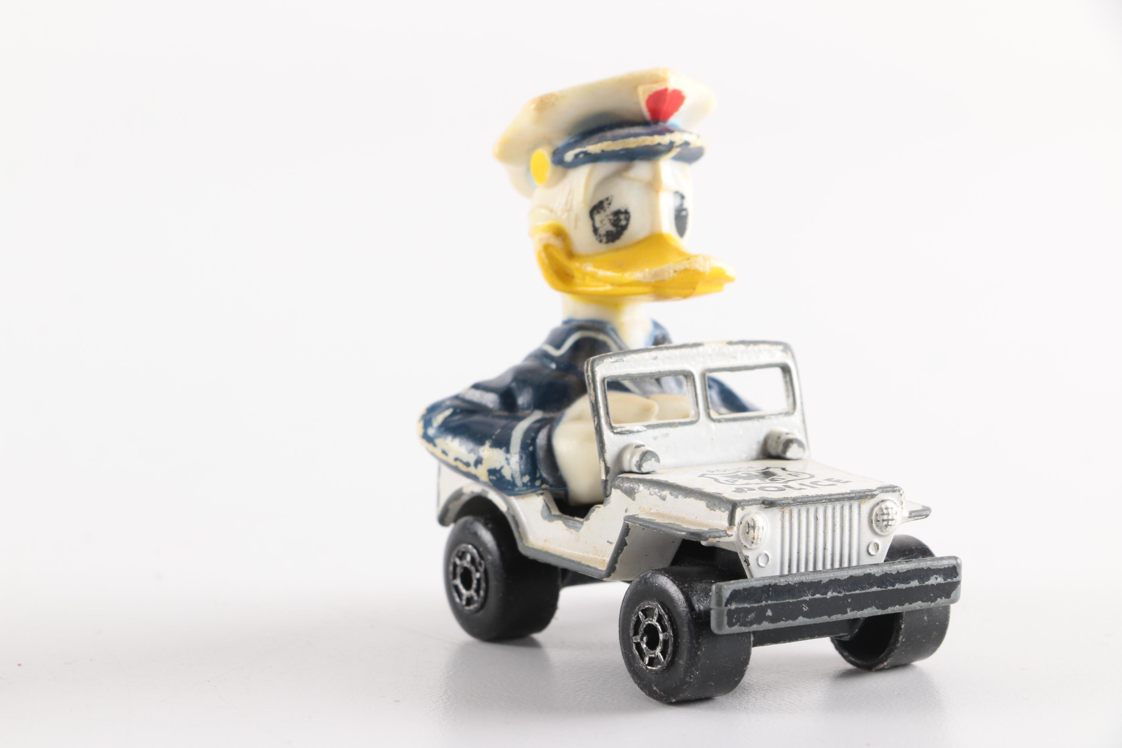 Vintage Matchbox Olive Oyl and Donald Duck Diecast Cars | EBTH