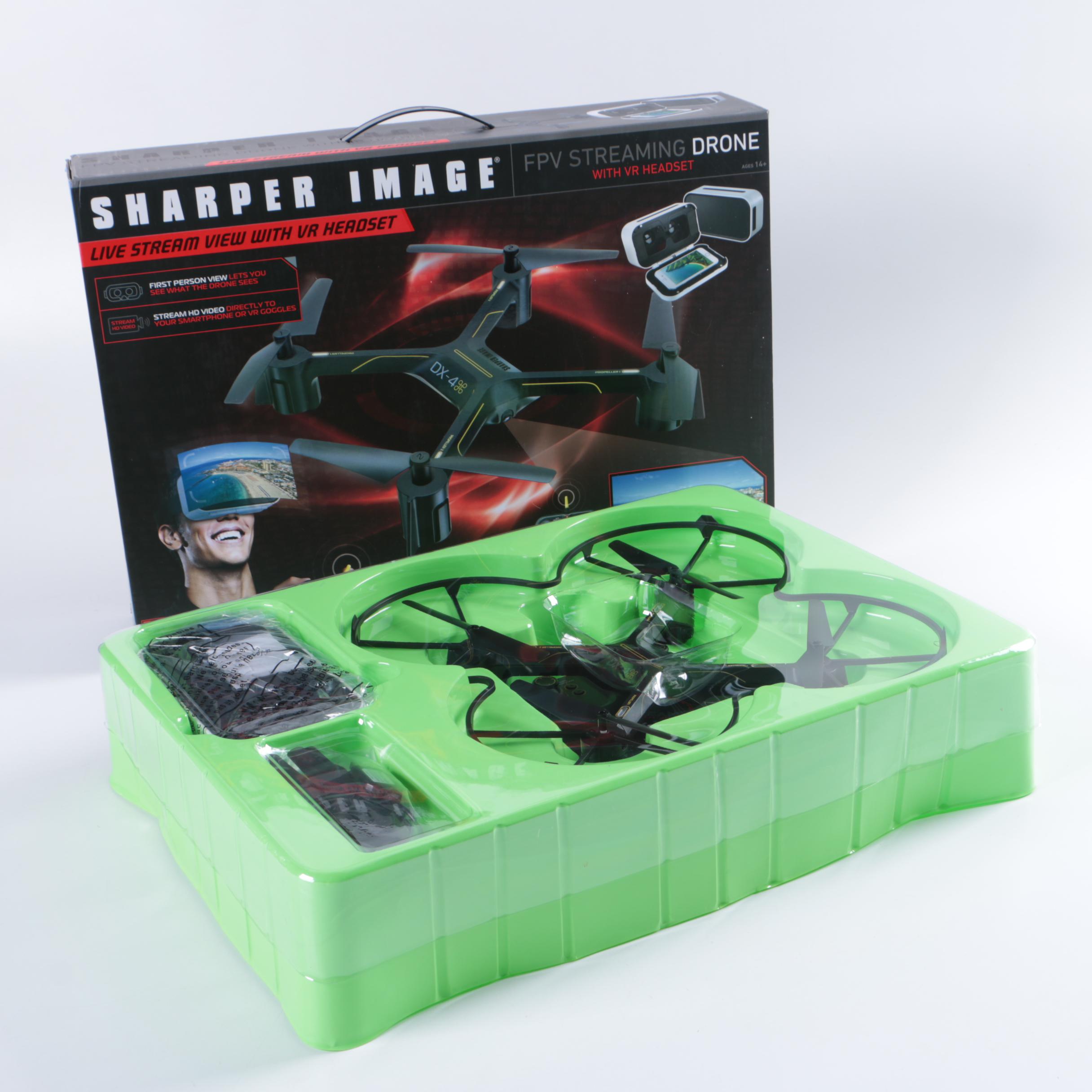 Sharper Image DX4 Drone with VR Headset EBTH