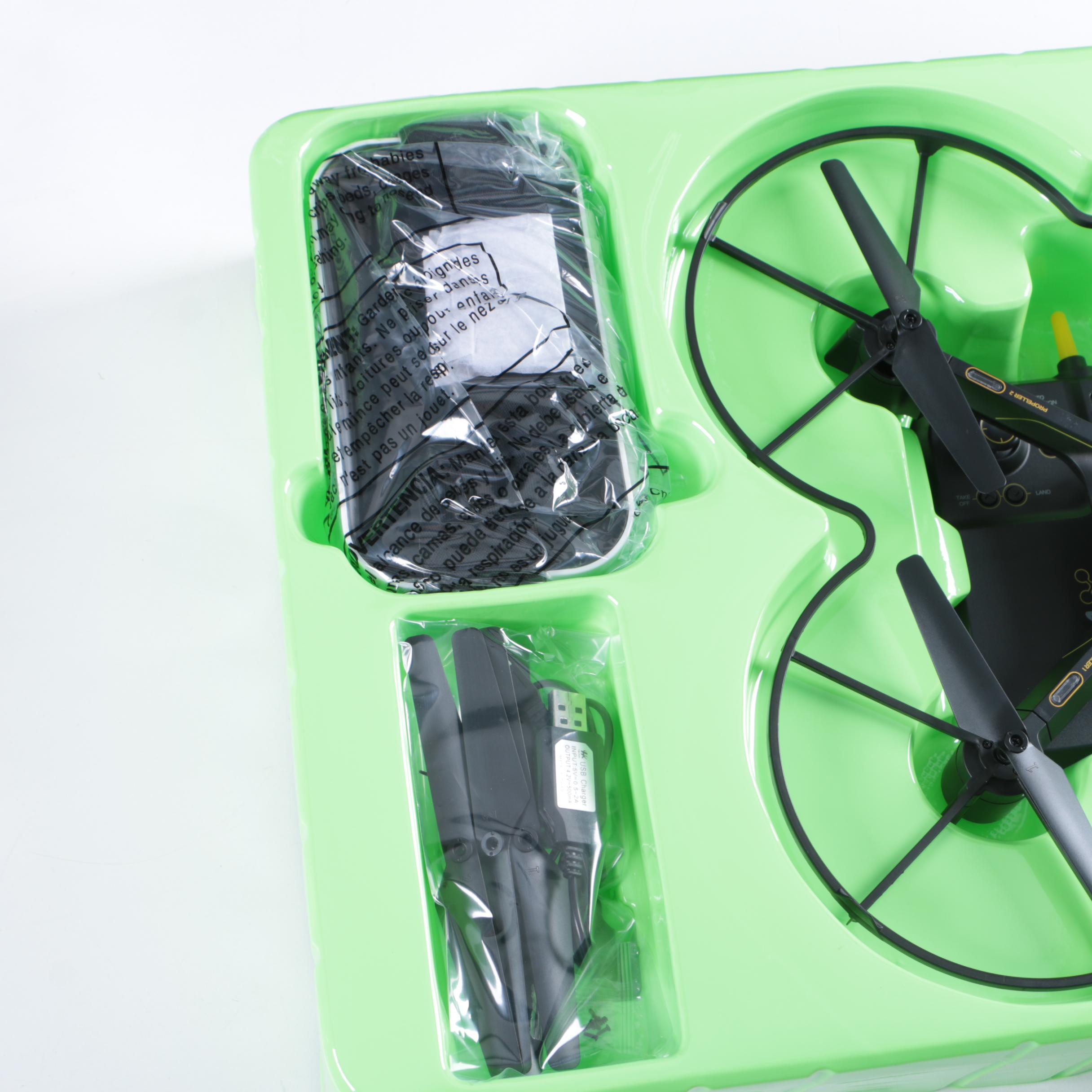 Sharper Image DX4 Drone with VR Headset EBTH