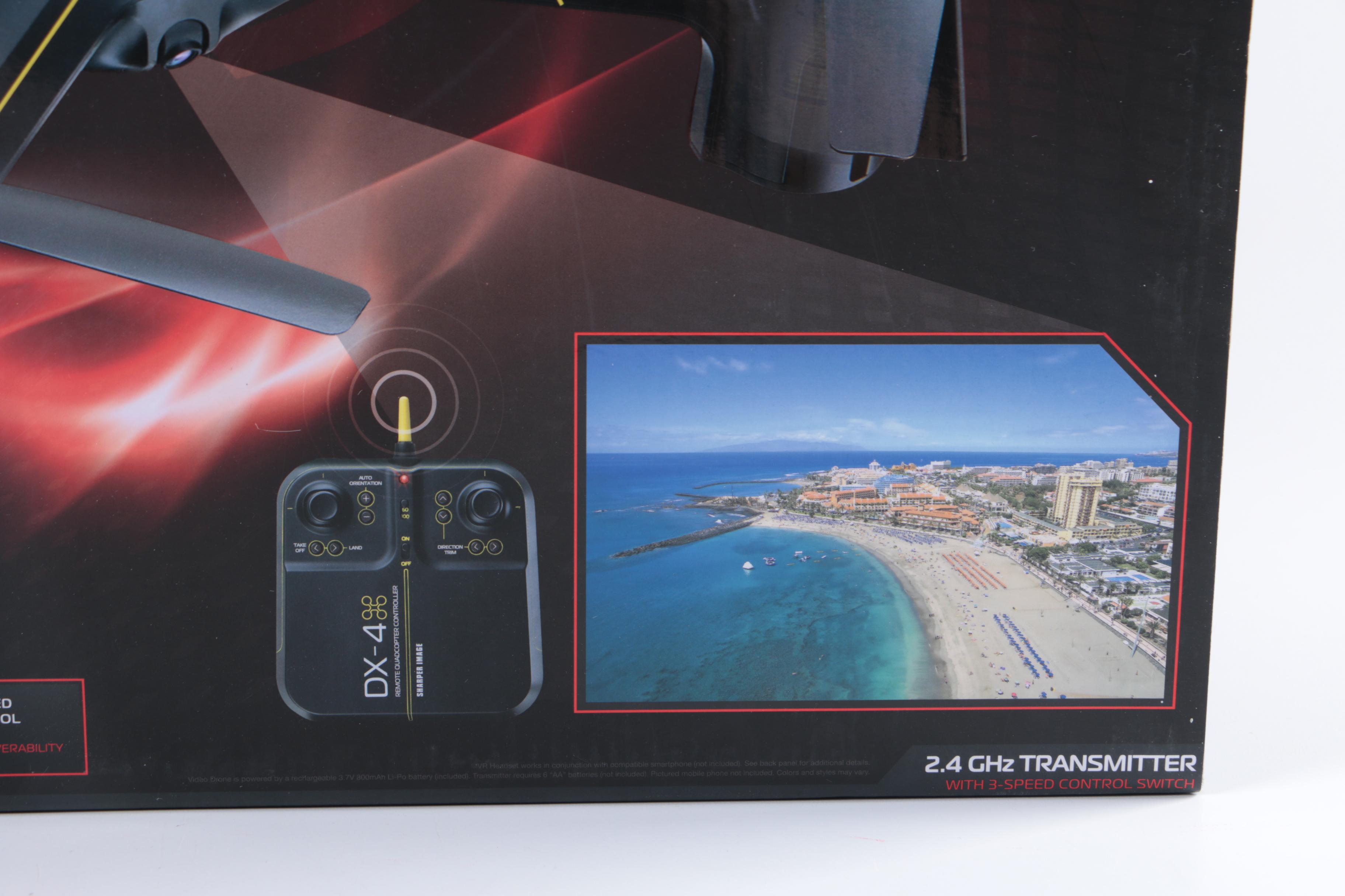 Sharper Image DX4 Drone with VR Headset EBTH