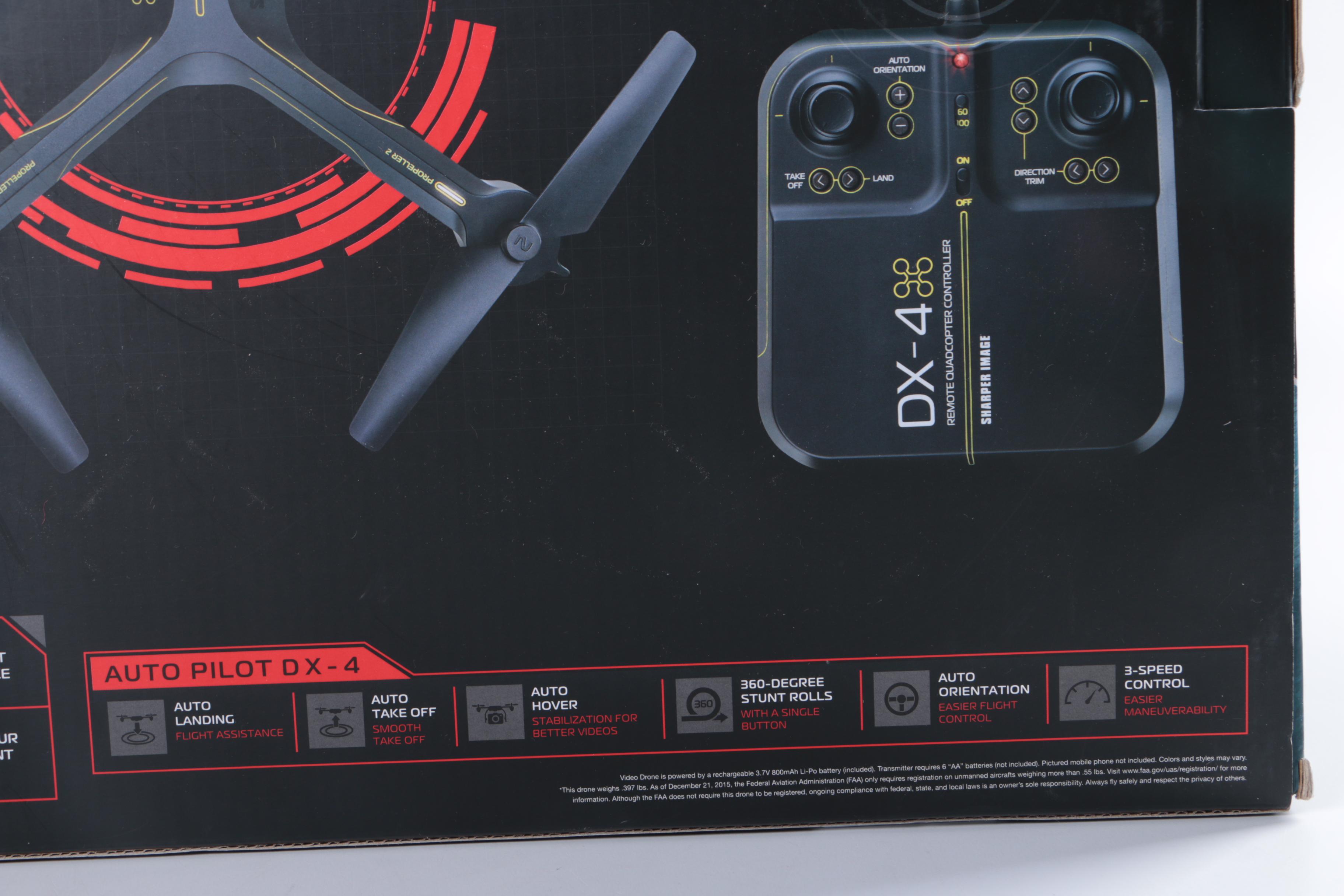 Sharper Image DX4 Drone with VR Headset EBTH