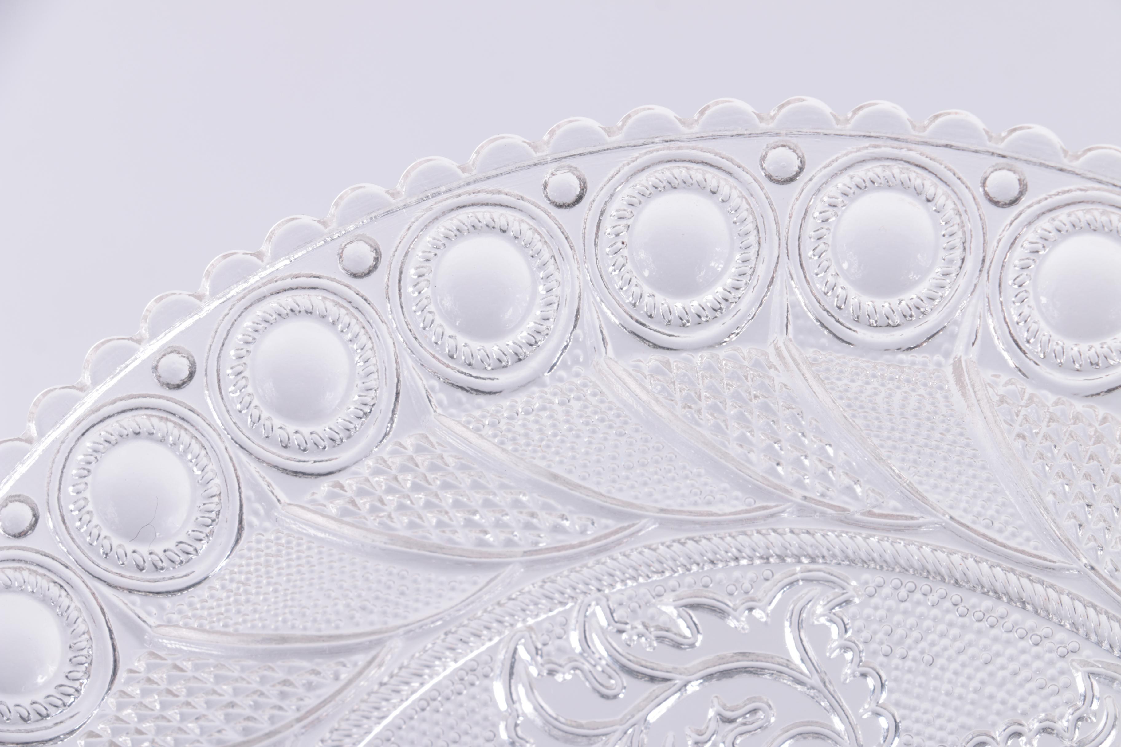 Clear Depression Glass Plates EBTH