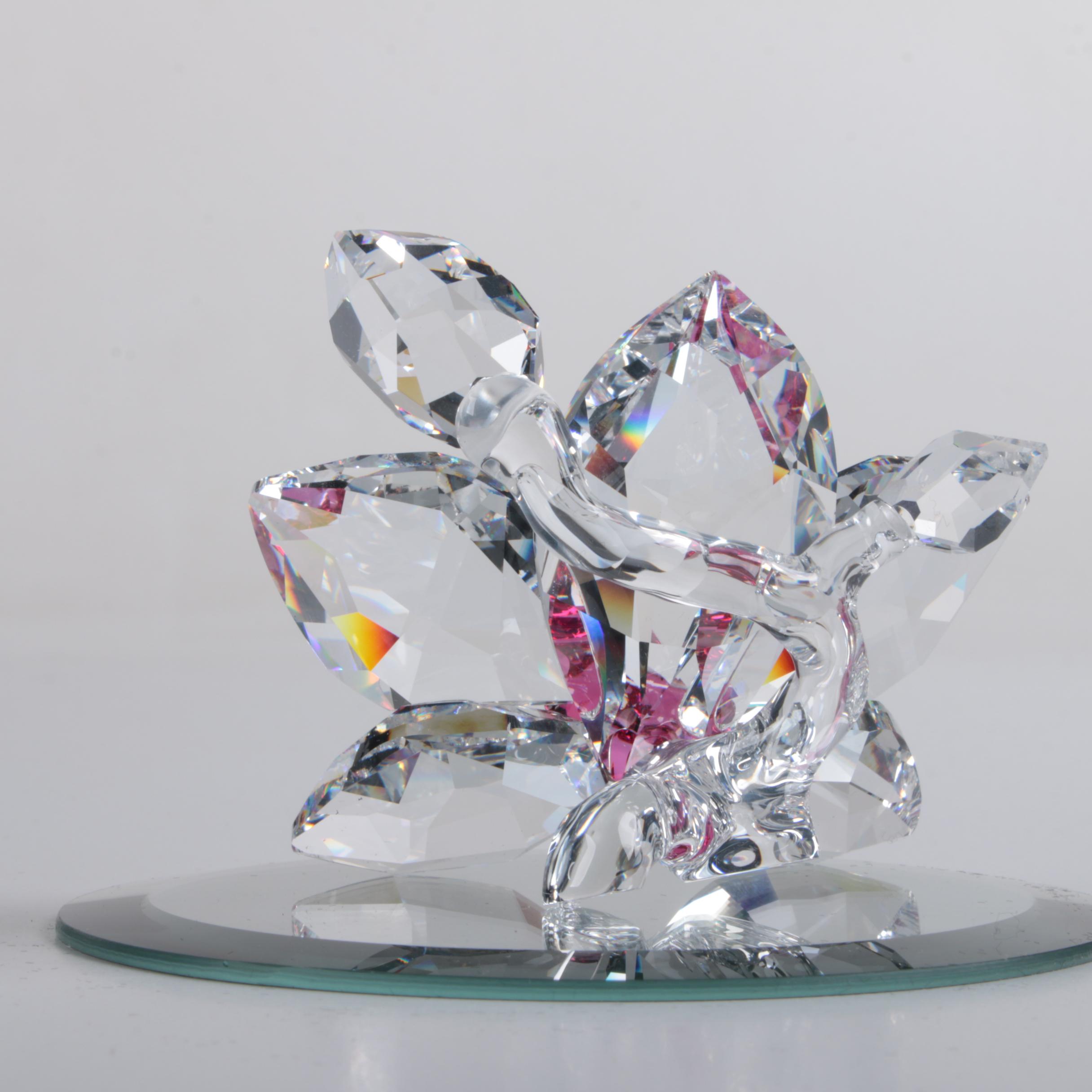 Swarovski Crystal Flower Figurine EBTH