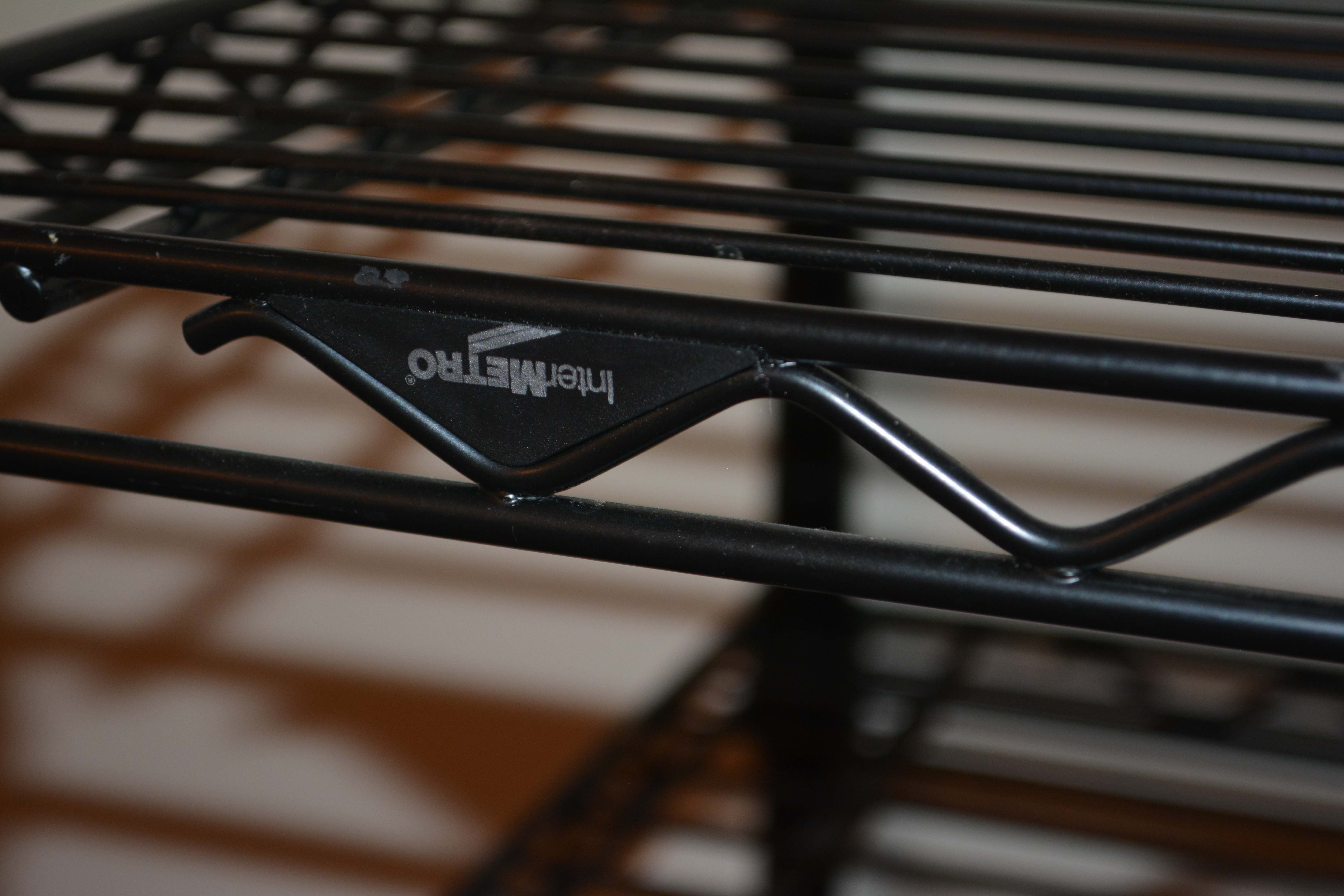 Three Black InterMetro Rolling Shelving and Cart EBTH