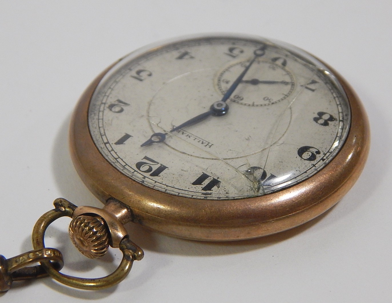 Vintage Hallmark Pocket Watch with Coin Fob and Chain EBTH