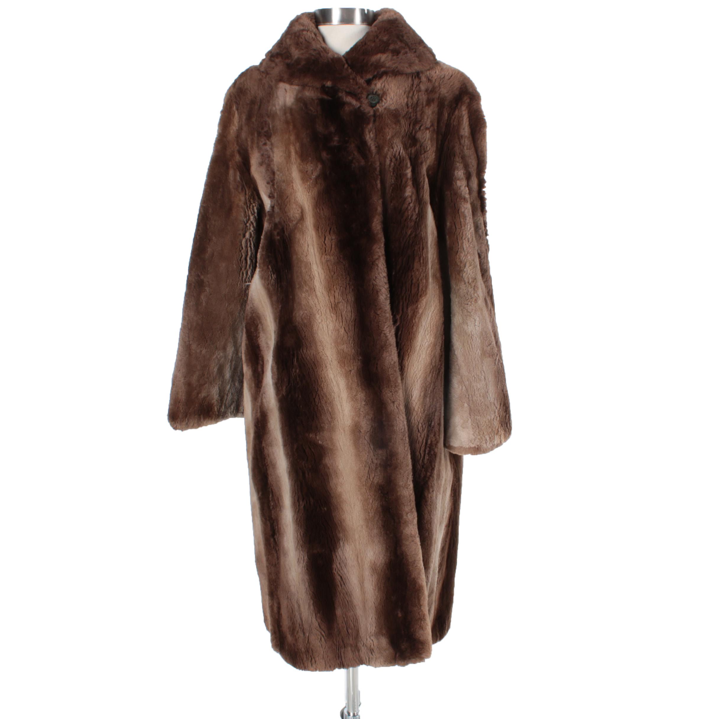 Vintage Sheared Beaver Fur Coat EBTH