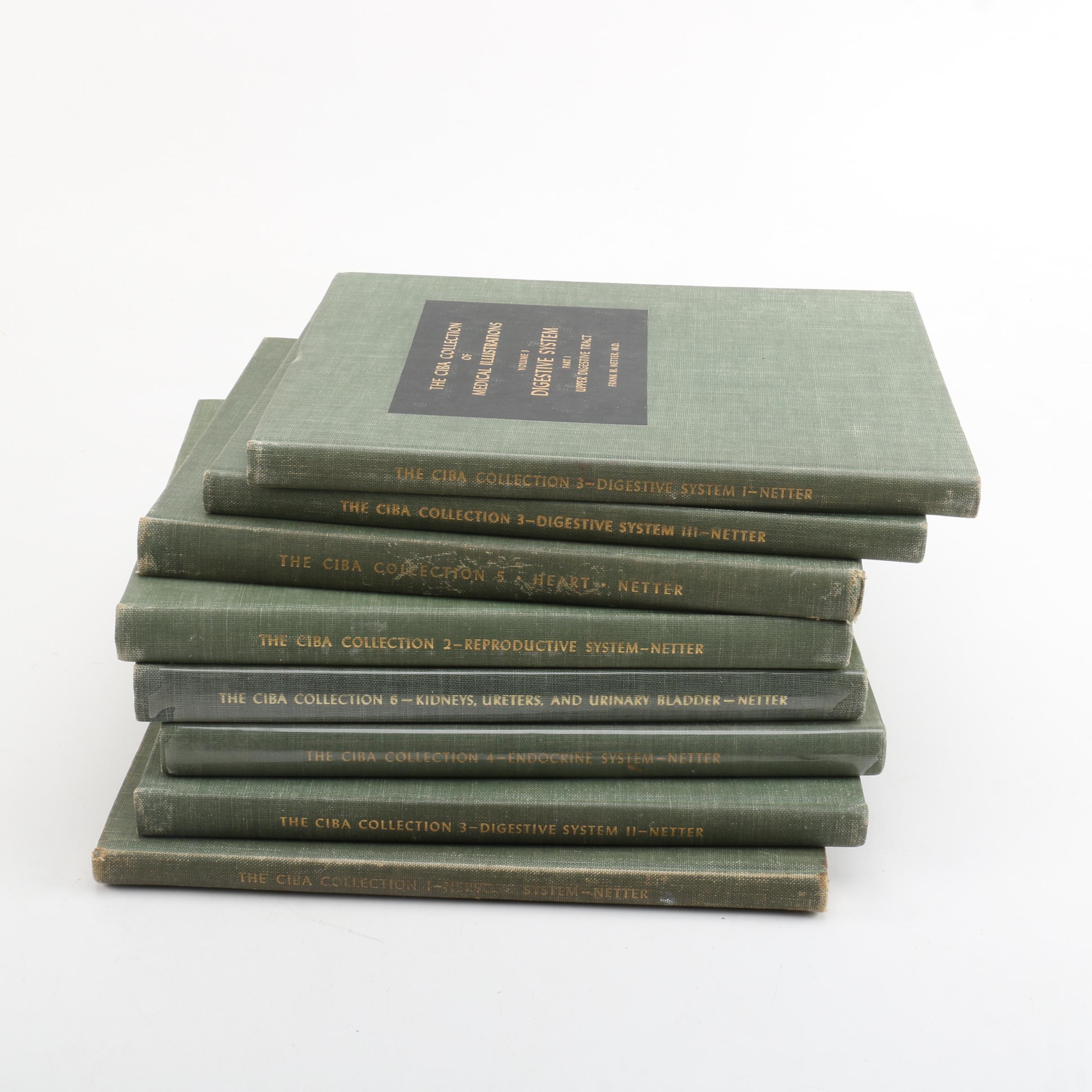 1973 The Ciba Collection Of Medical Illustrations In Eight Volumes - 