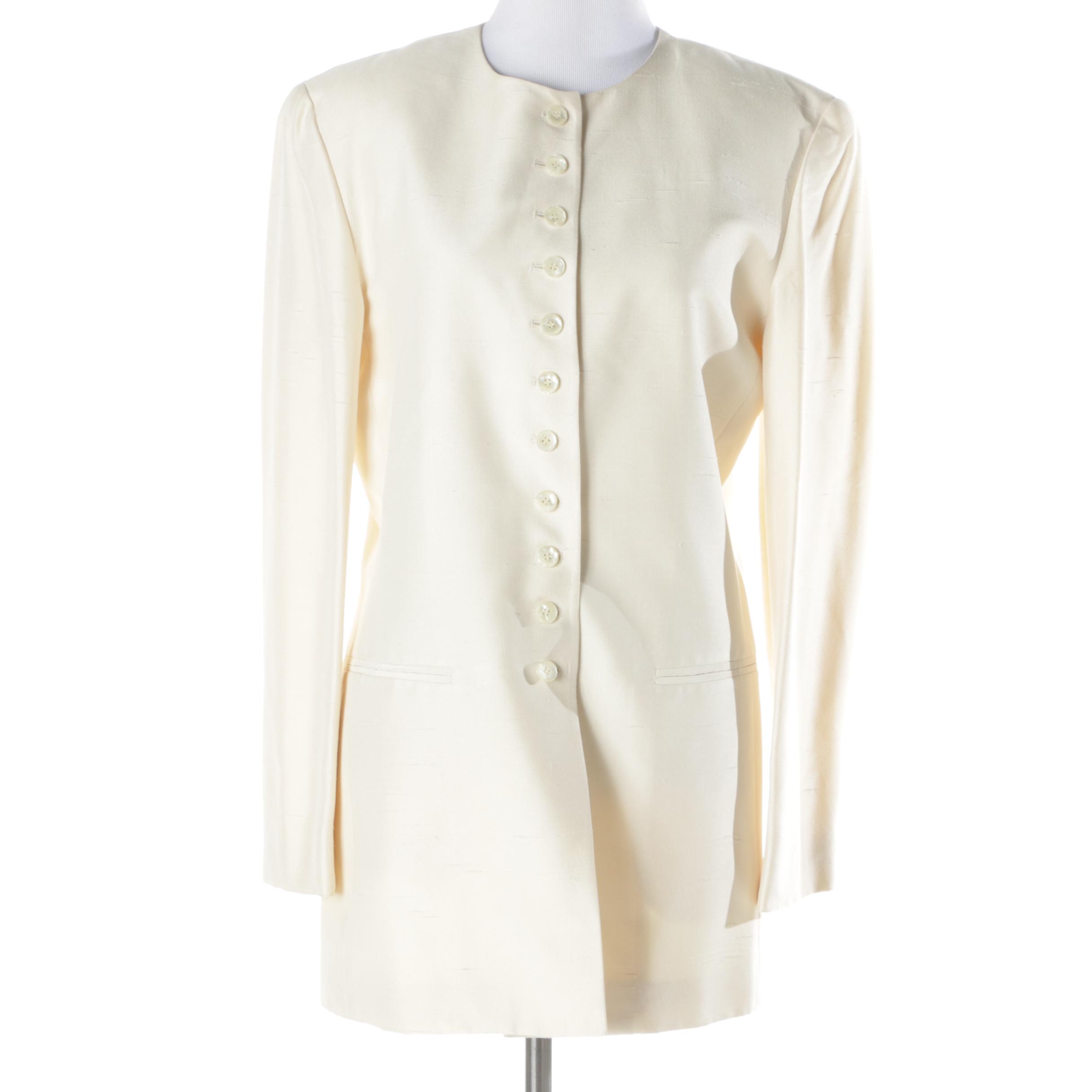 cream suit jacket womens