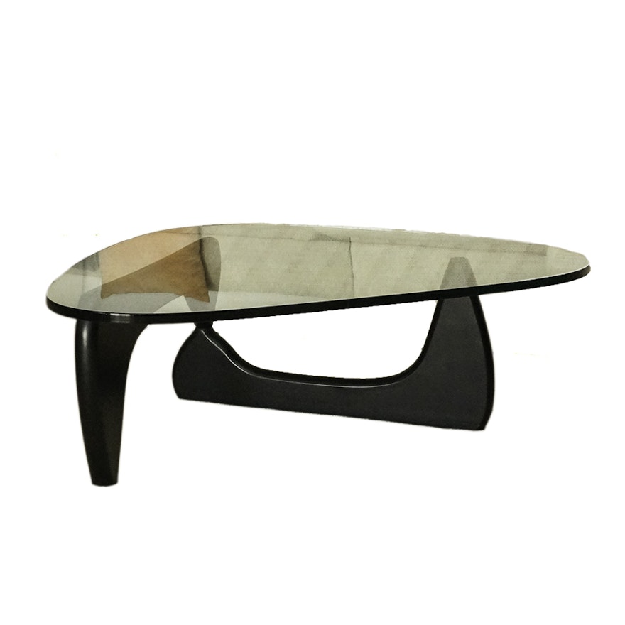 Noguchi Style Coffee Table Ebth Noguchi Style Coffee Table