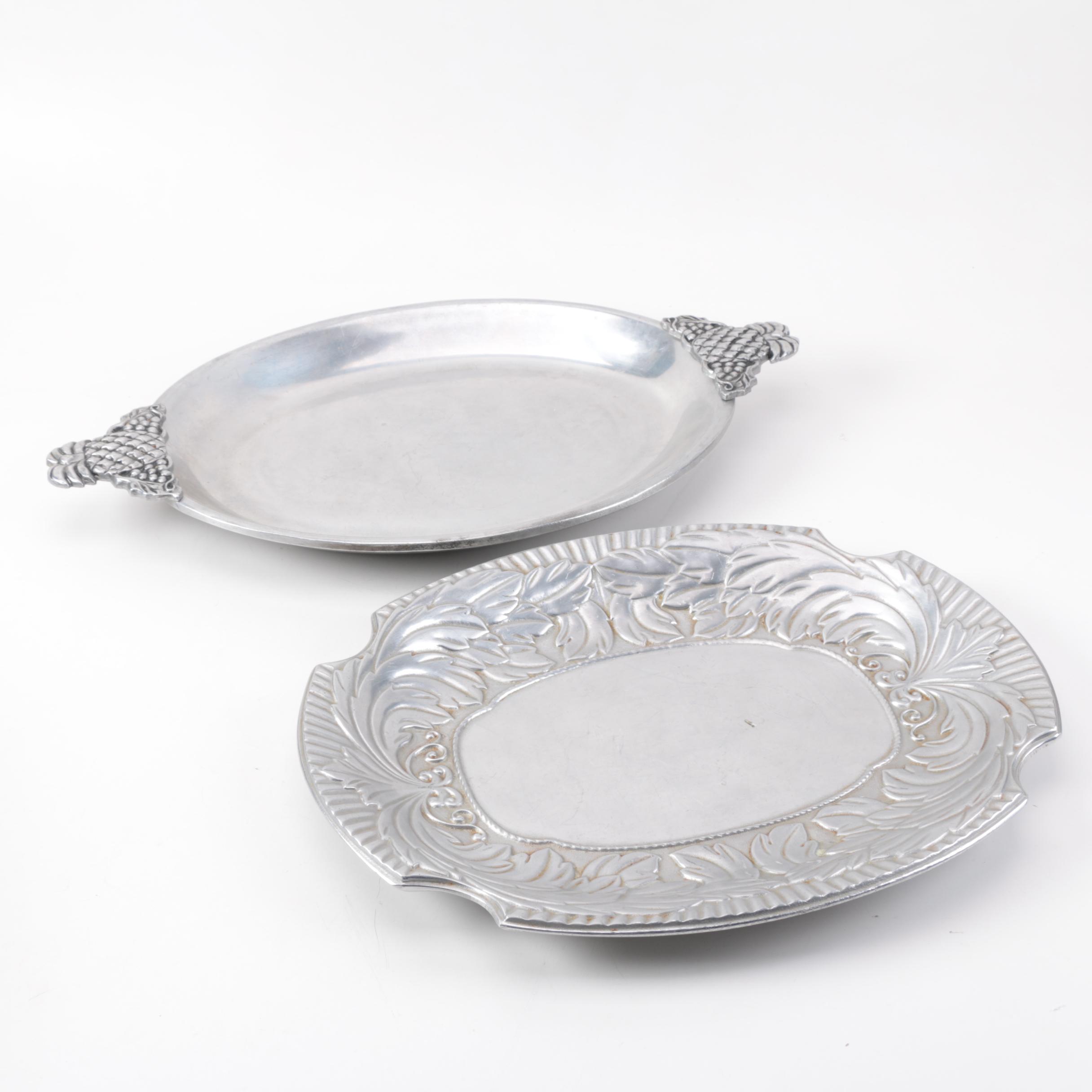 Wilton Armetale and Pewtarex Pewter Serving Trays EBTH