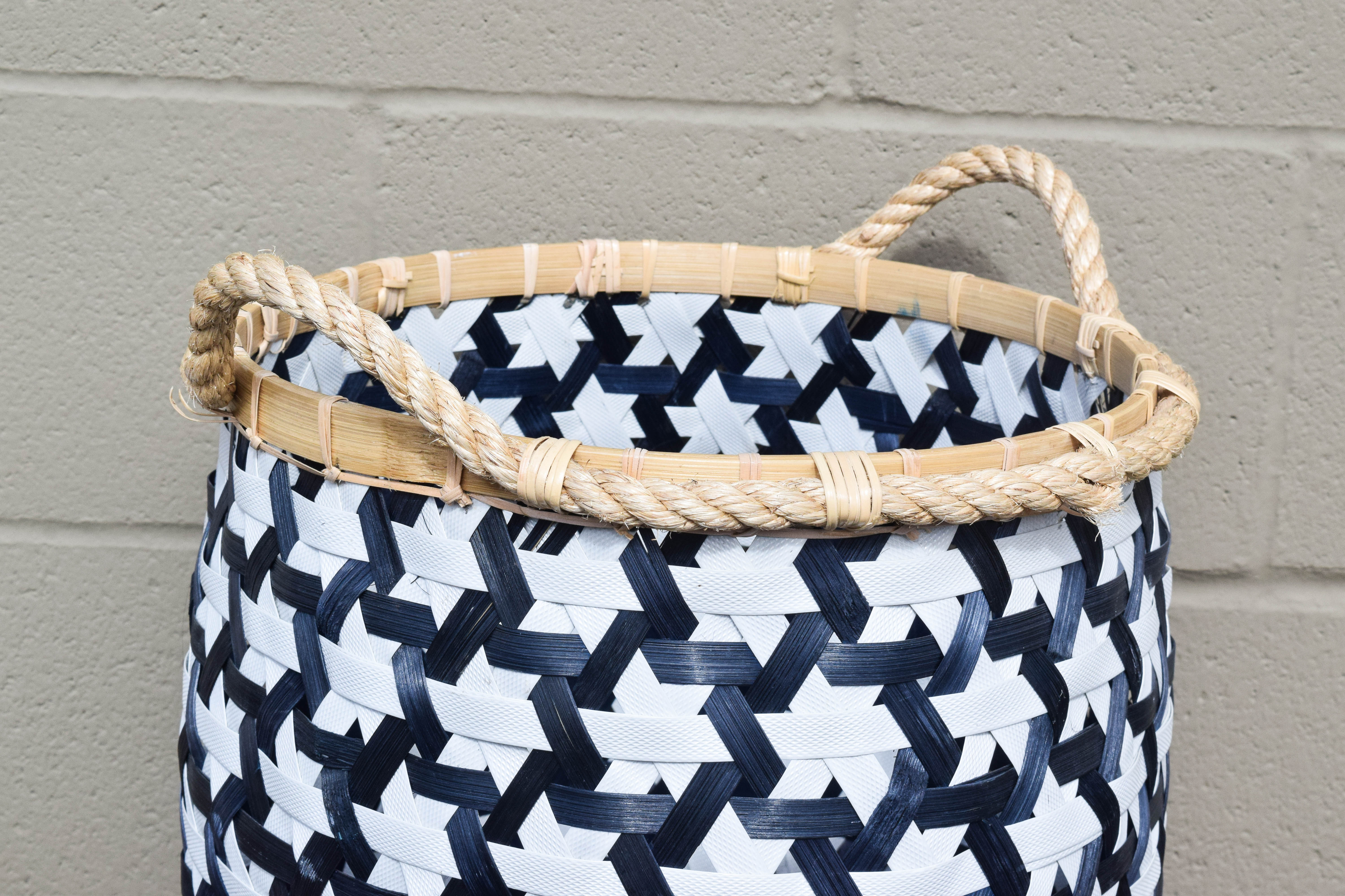 Contemporary Baskets Featuring Restoration Hardware EBTH