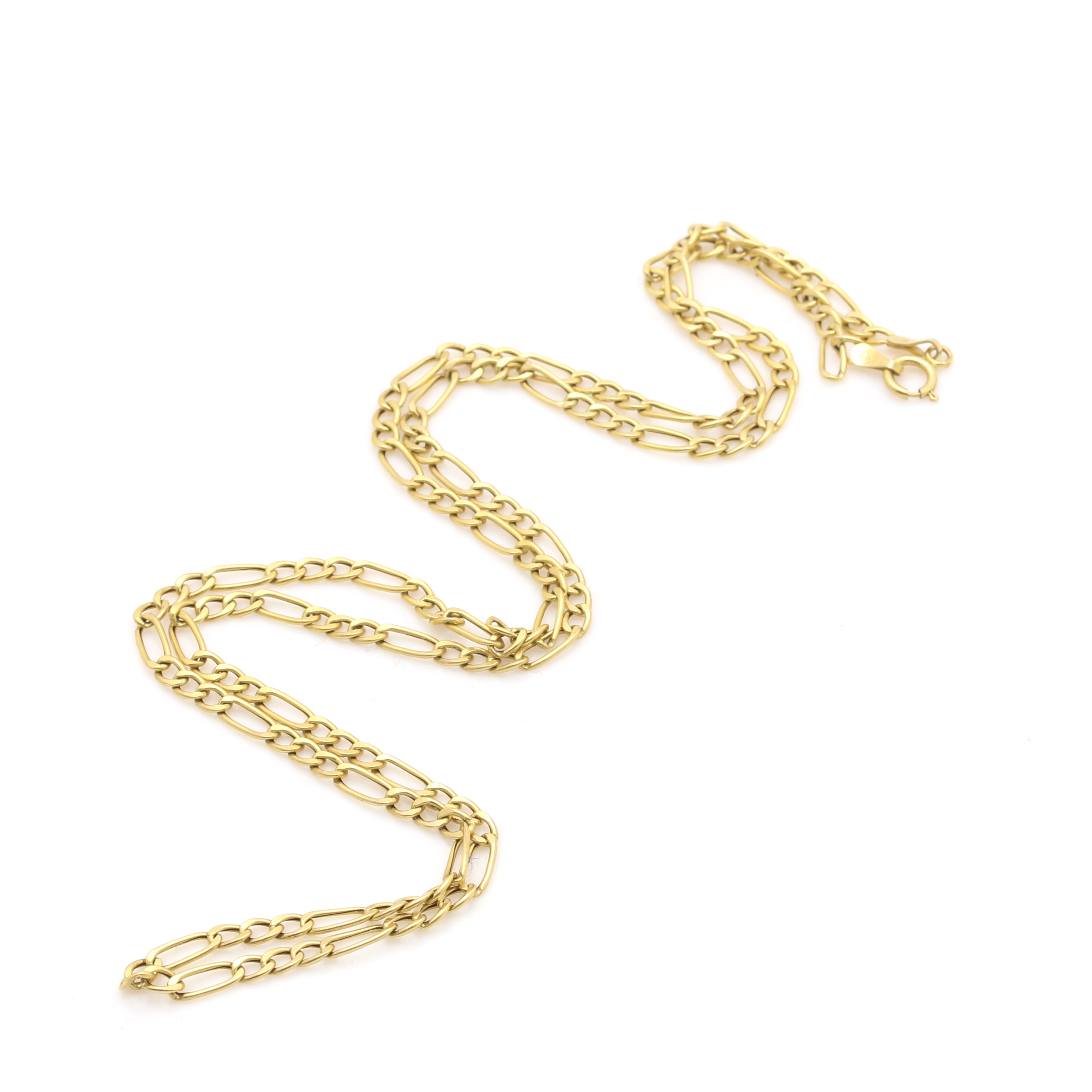 Oristano Italy 10K Yellow Gold Chain Necklace EBTH