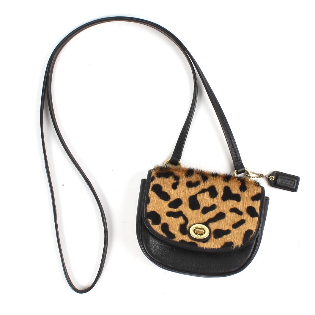 coach leopard print crossbody bag