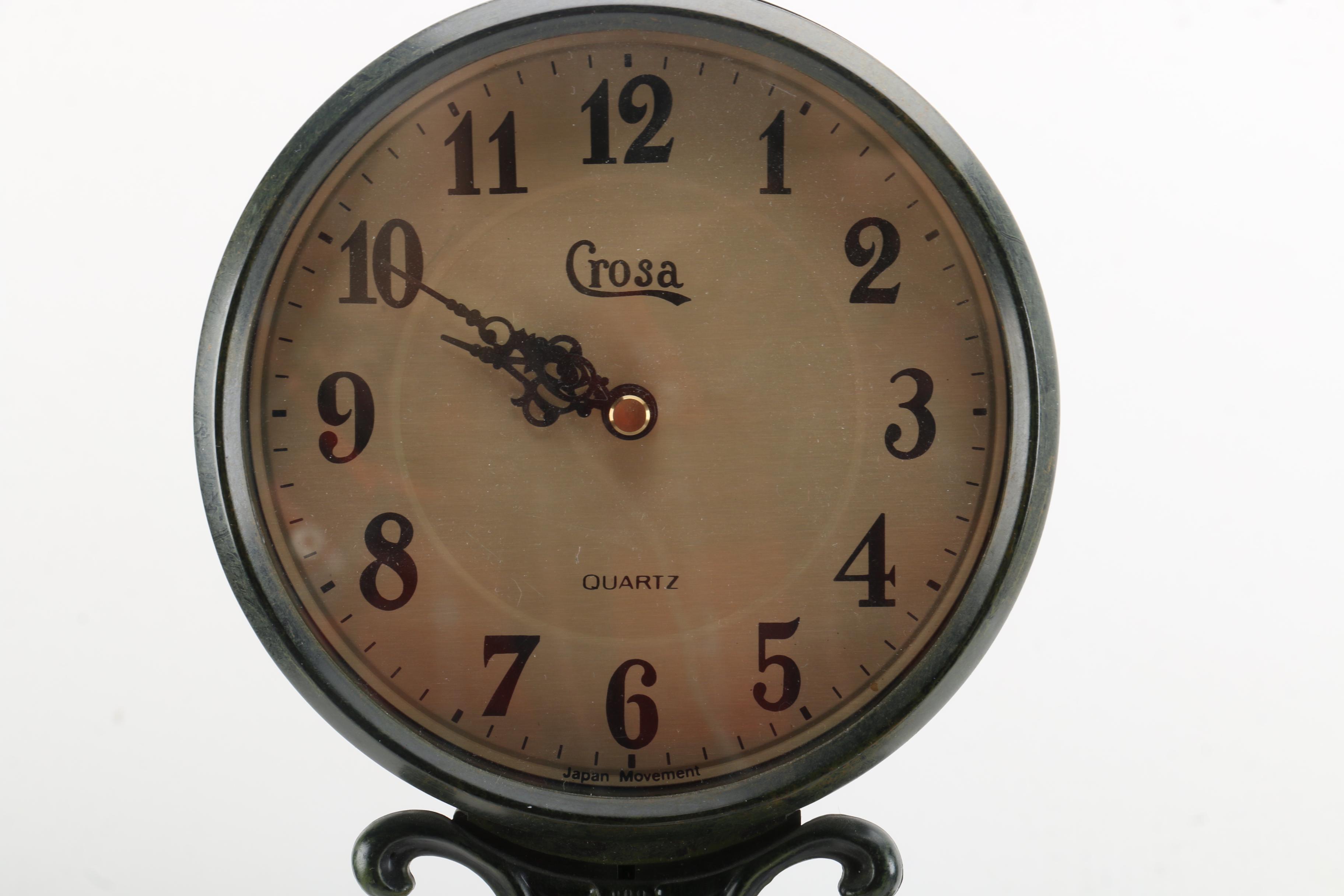 Crosa Victorian Reproduction Quartz Pendulum Clock EBTH