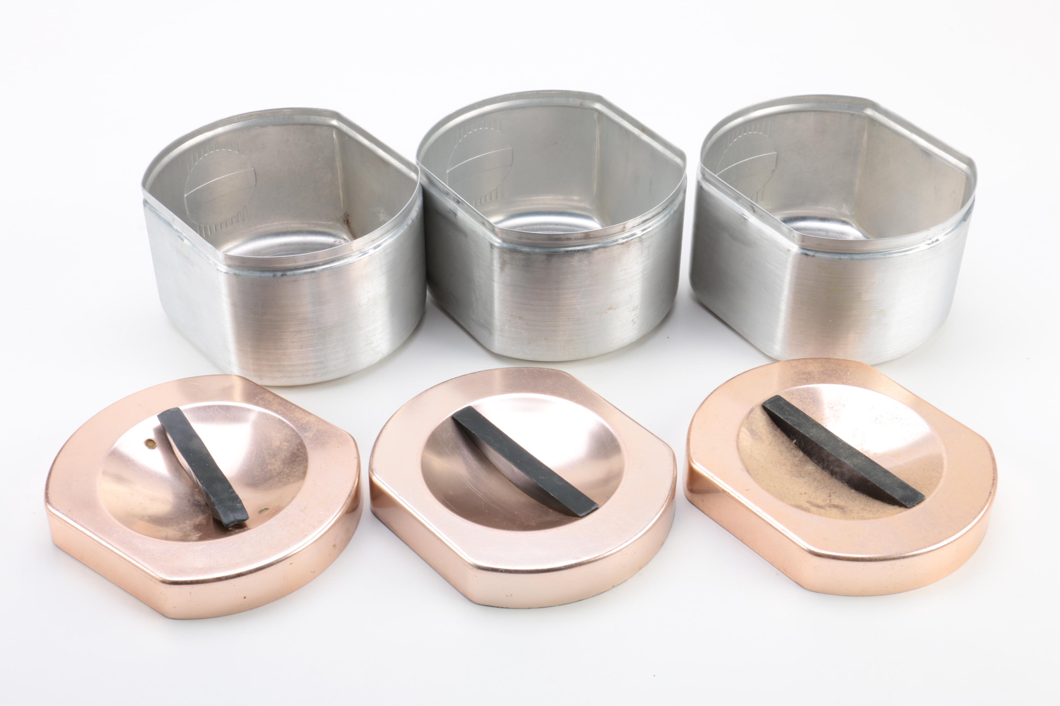 Vintage "Maid of Honor" Kitchen Canisters and Bread Box EBTH