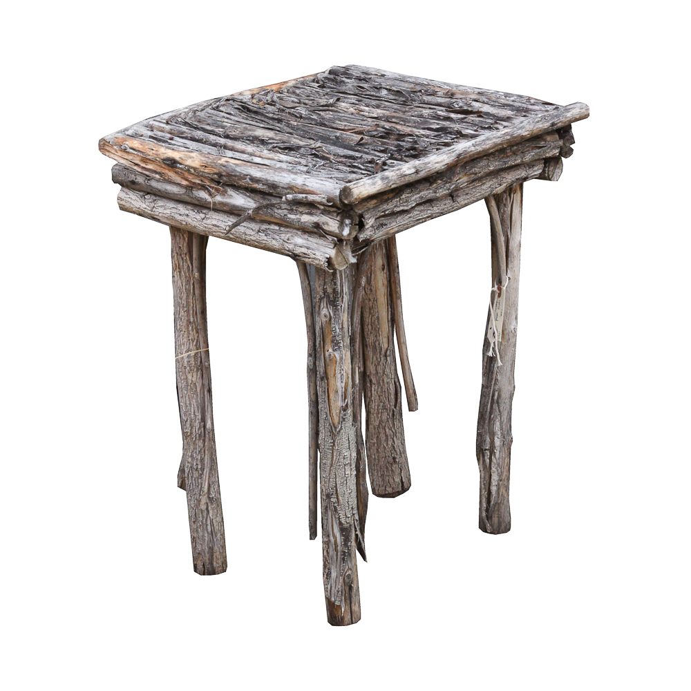 Rustic Accent Table EBTH   18DEN025 1076 